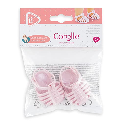 corolle-mon-grand-poupon-sandales-roses-chaussures-poupon-36-cm image 8