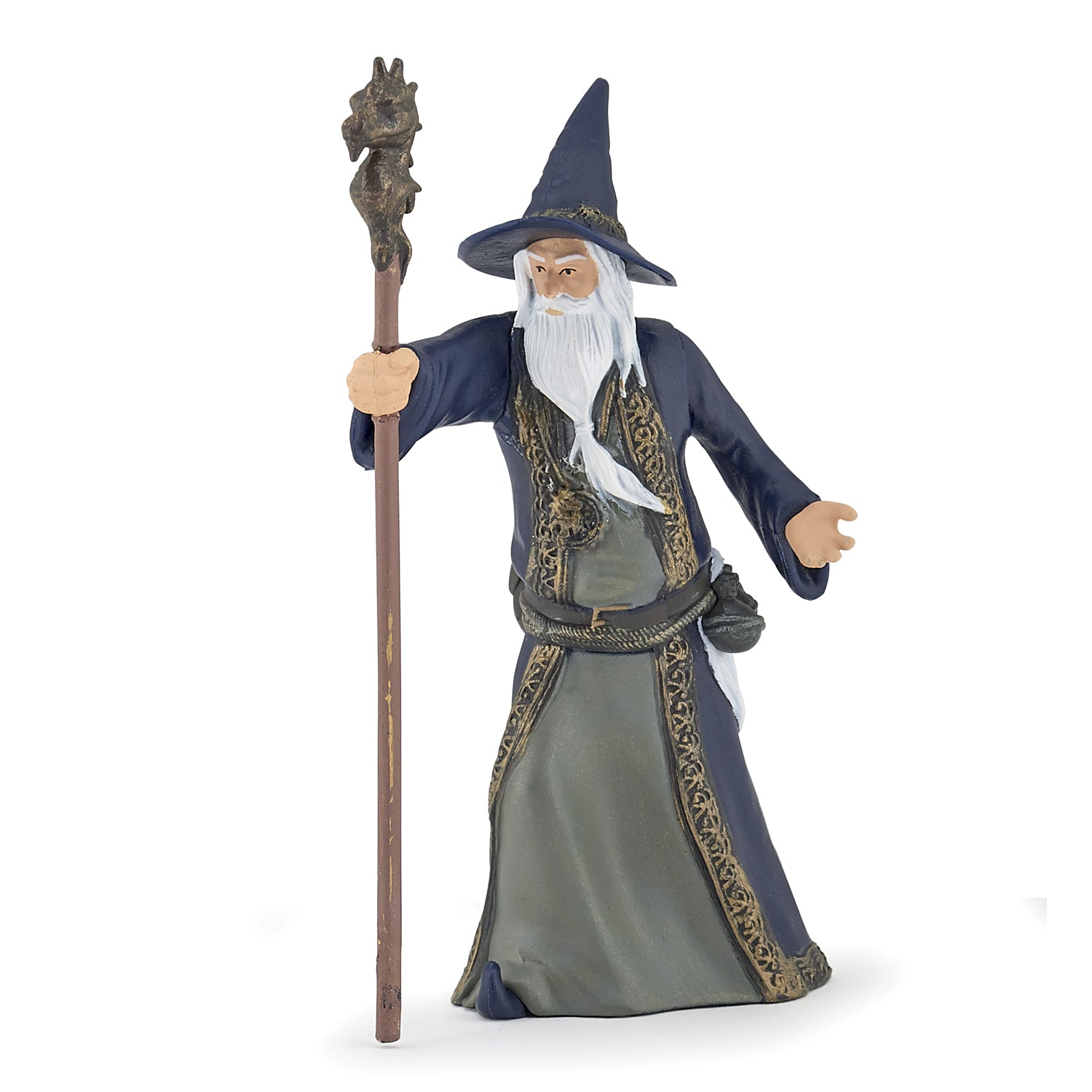 papo-fantasy-figurine-le-sorcier-magicien-barbe-blanche image 1