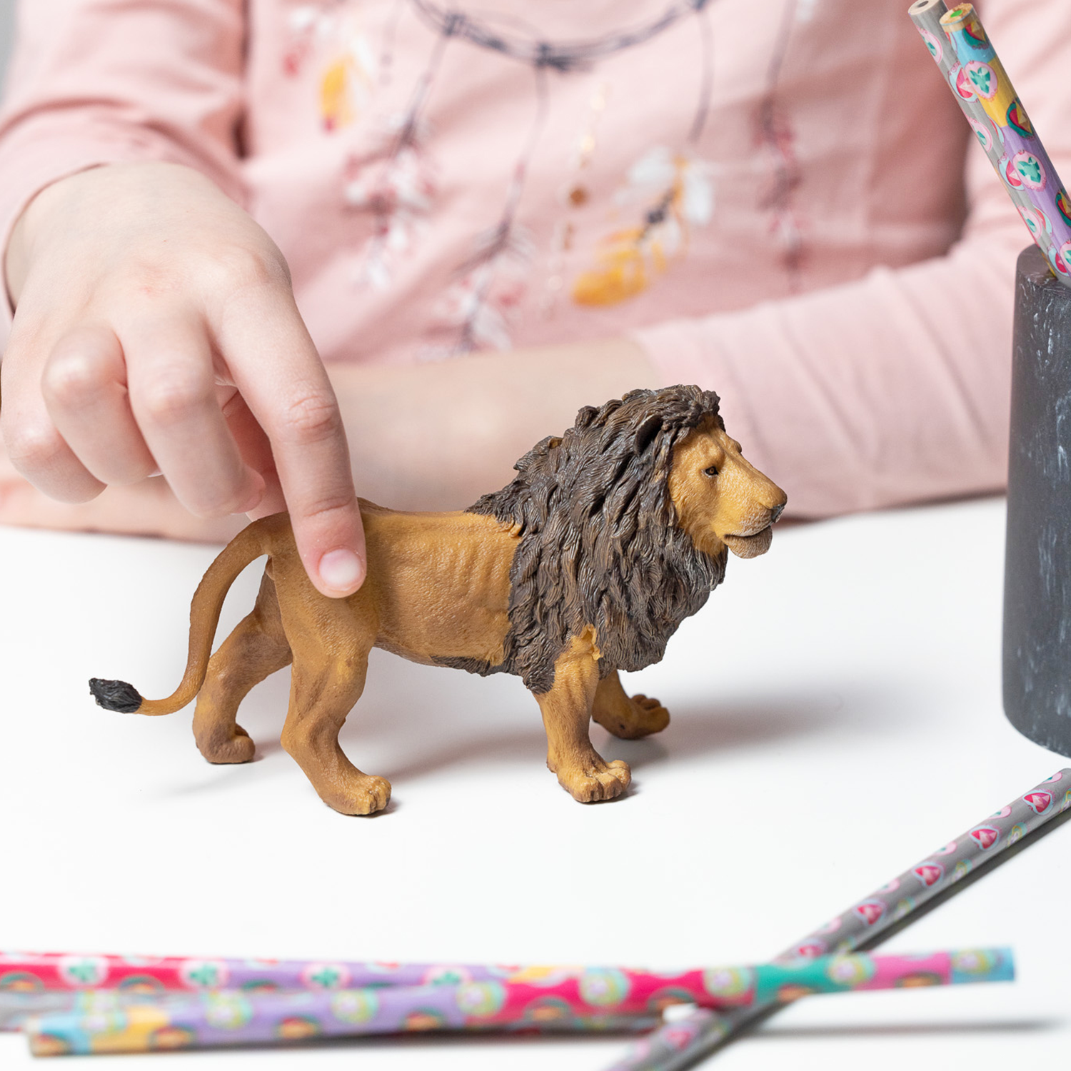 papo-wildlife-figurine-lion-m-le-crini-re image 2