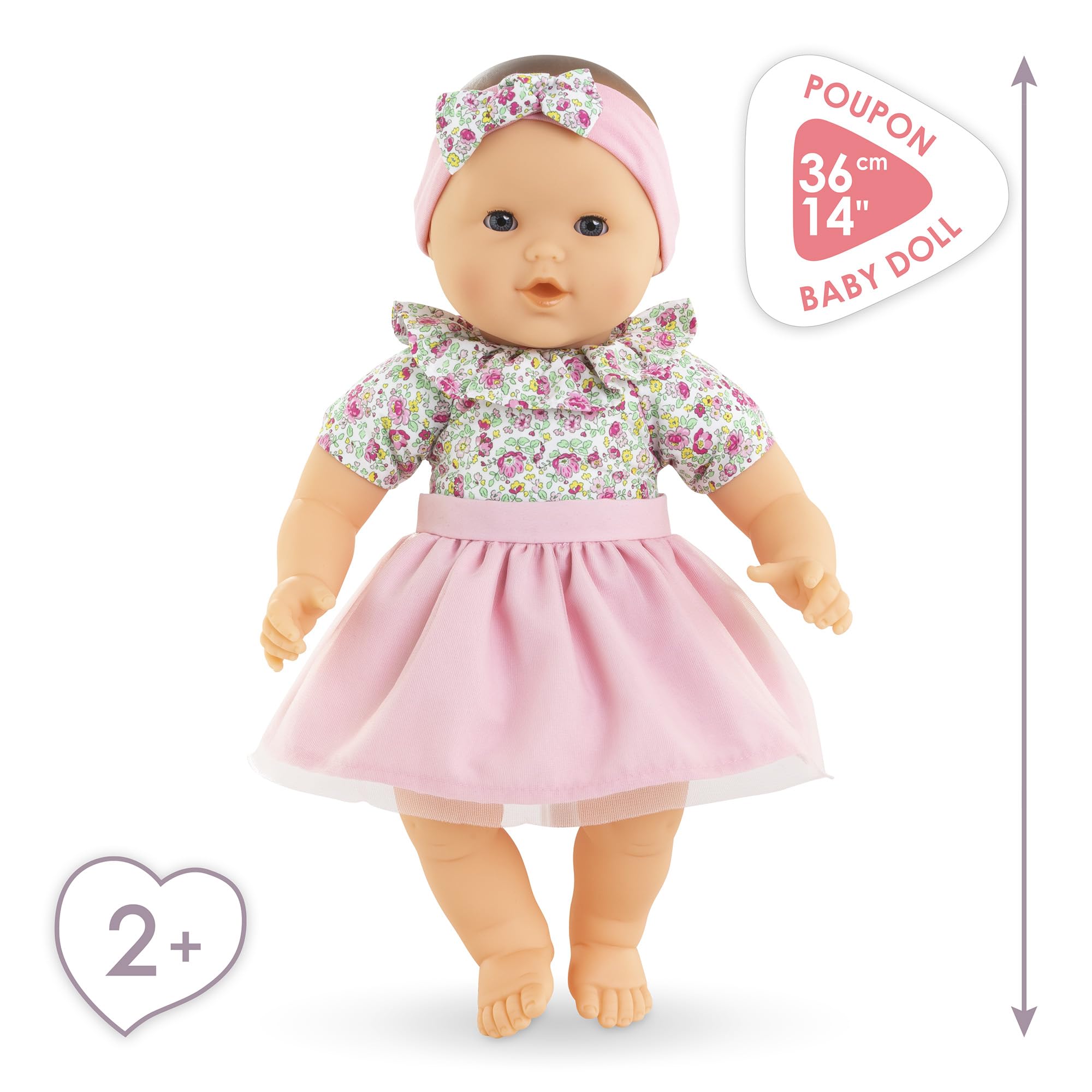 corolle-mon-grand-poupon-adorable-jardin-en-fleurs-36-cm-tutu image 2