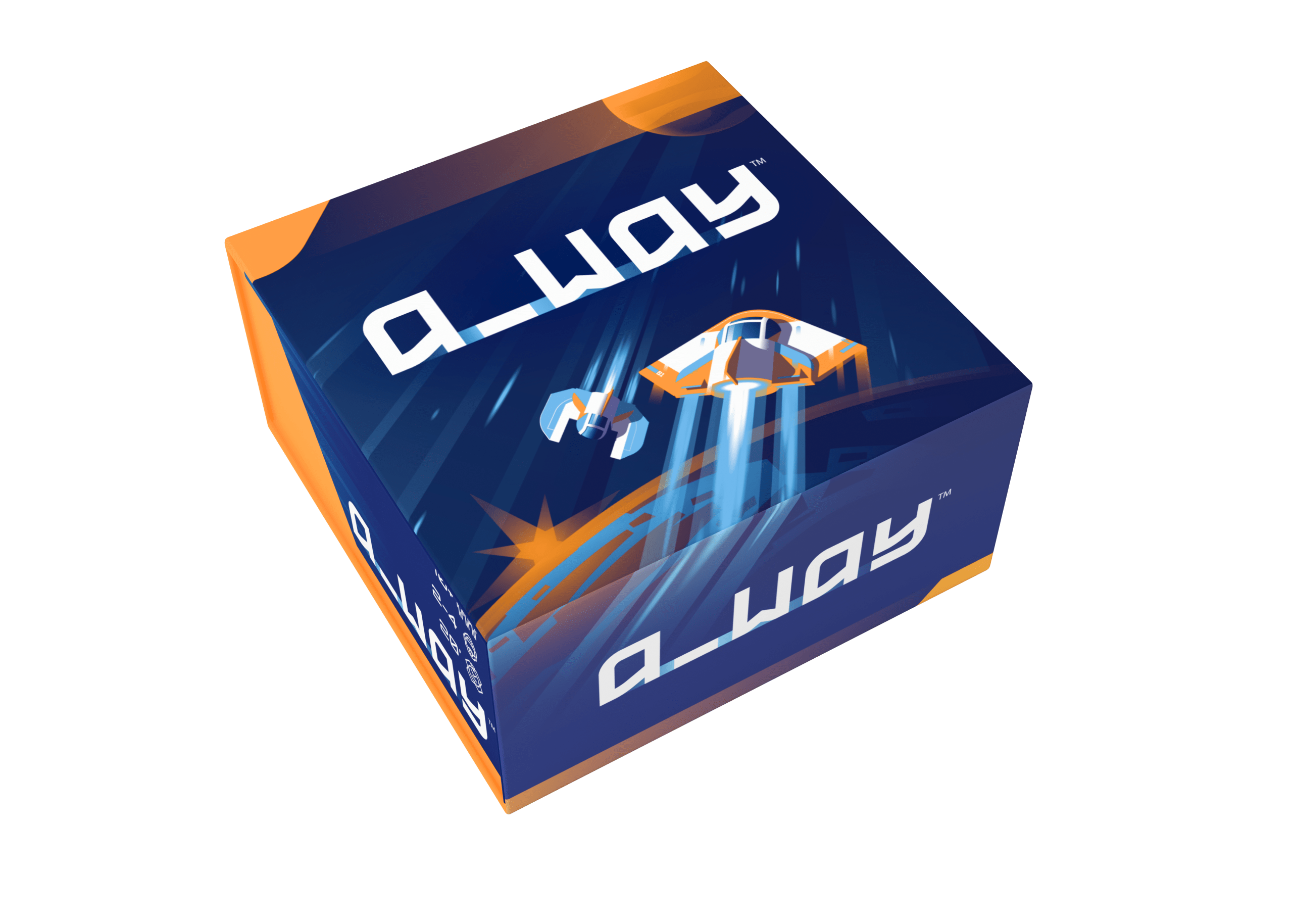 blue-orange-a-way-jeu-de-cartes-course-spatiale image 1