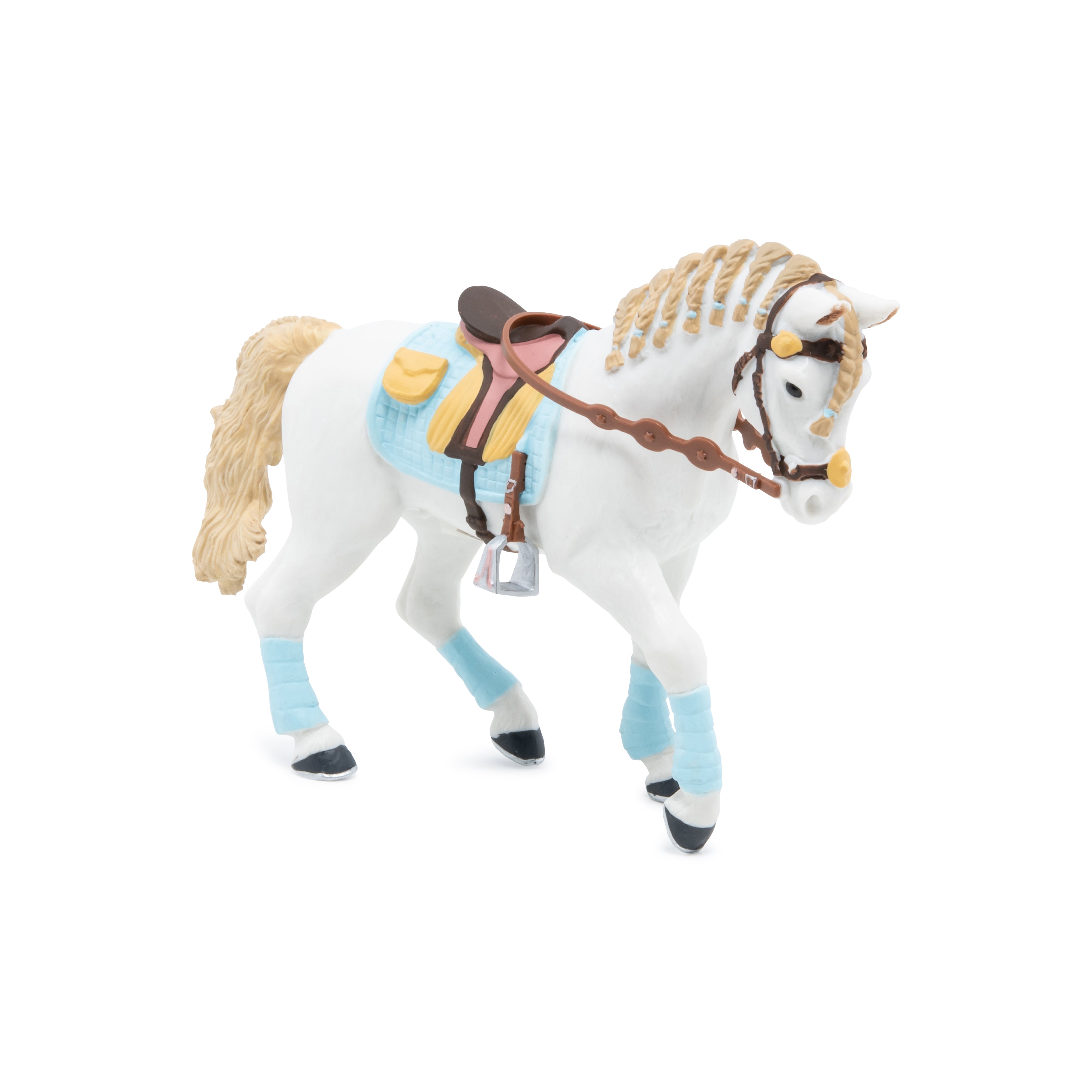 papo-horses-figurine-cheval-cavali-re-fashion-bleue image 2