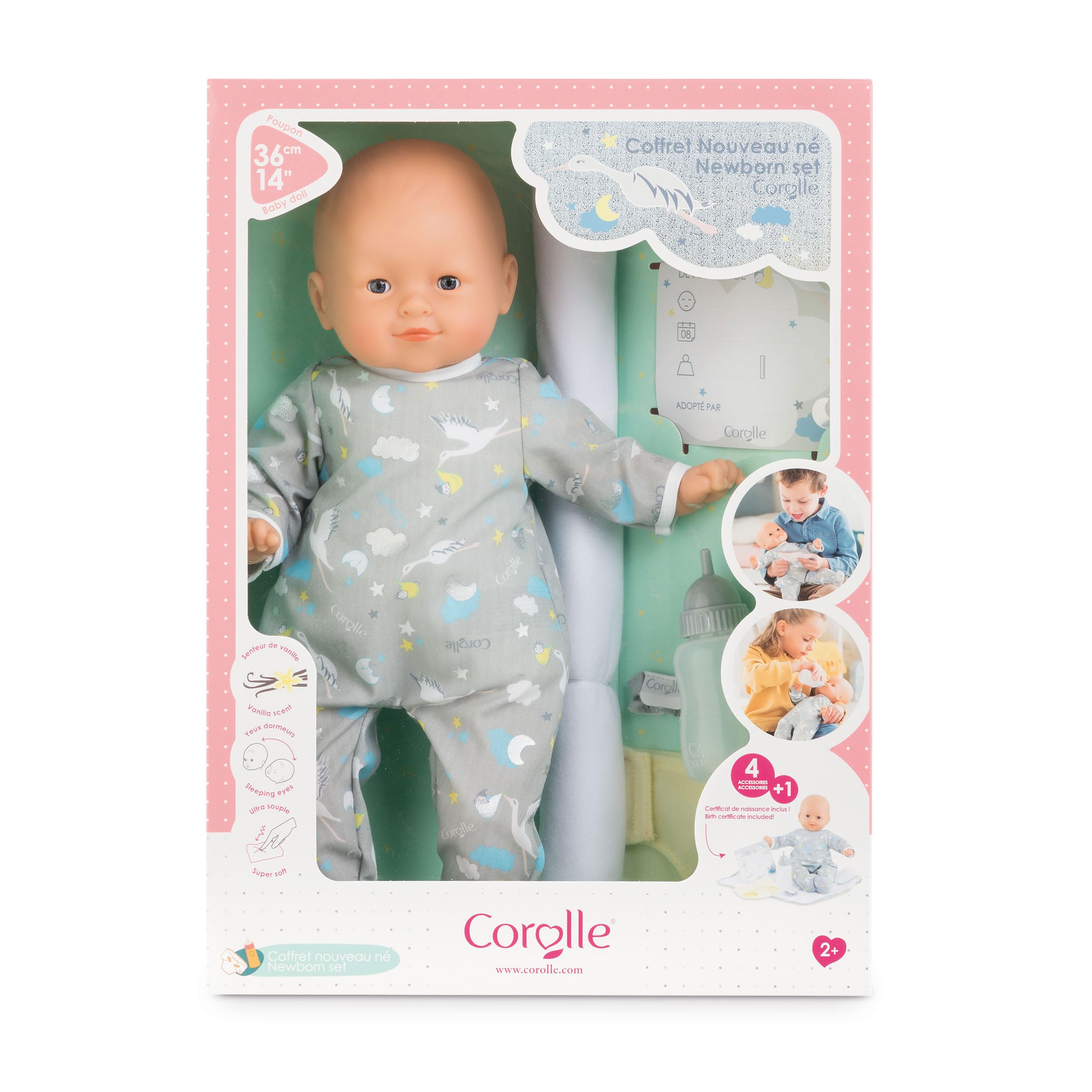 corolle-mon-grand-poupon-coffret-nouveau-n-poupon-36-cm-yeux-dormeurs image 3