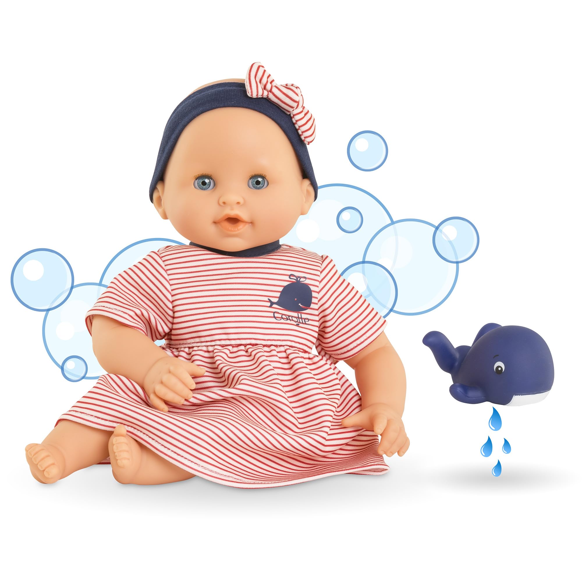 corolle-mon-premier-b-b-bain-calypso-poupon-30-cm-baleine image 4