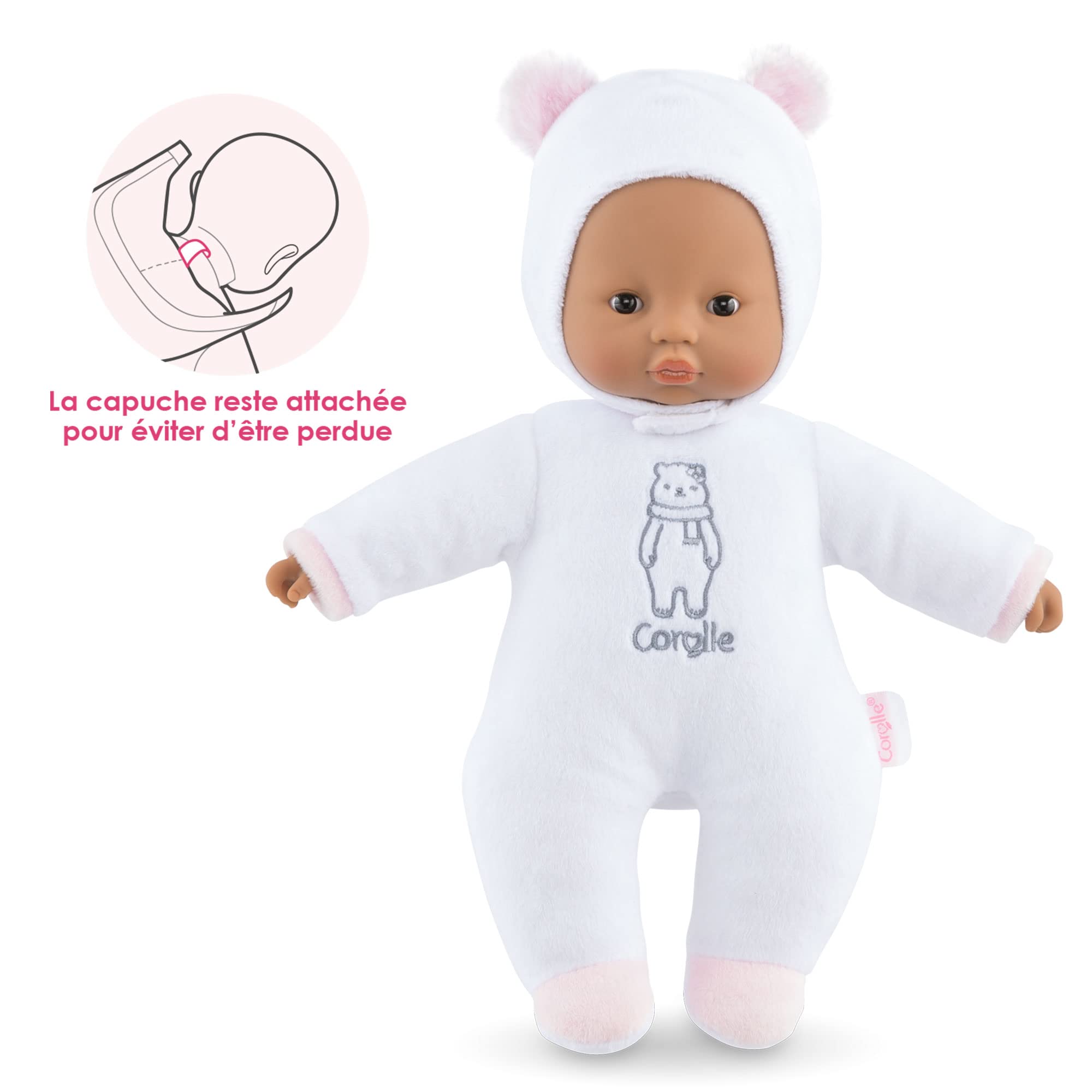 corolle-mon-doudou-pti-c-ur-ours-blanc-poupon-30-cm image 4
