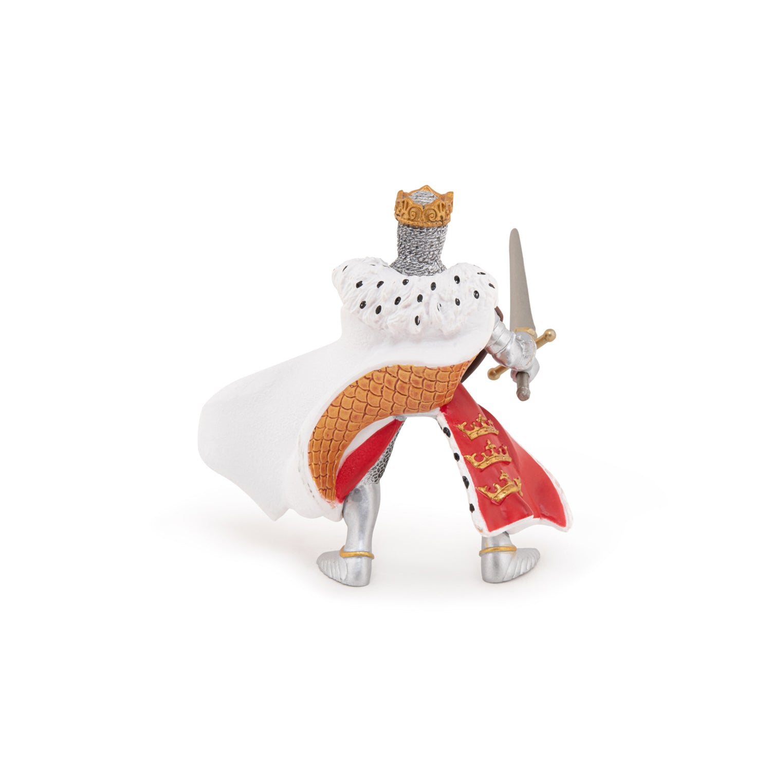 papo-medieval-figurine-roi-arthur-rouge-excalibur image 5