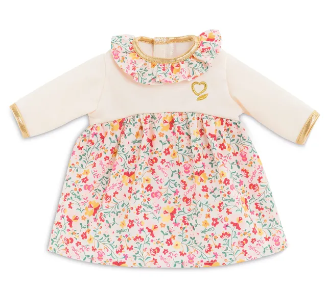 corolle-mon-premier-robe-hiver-en-fleurs-poupon-30-cm-chic image 1