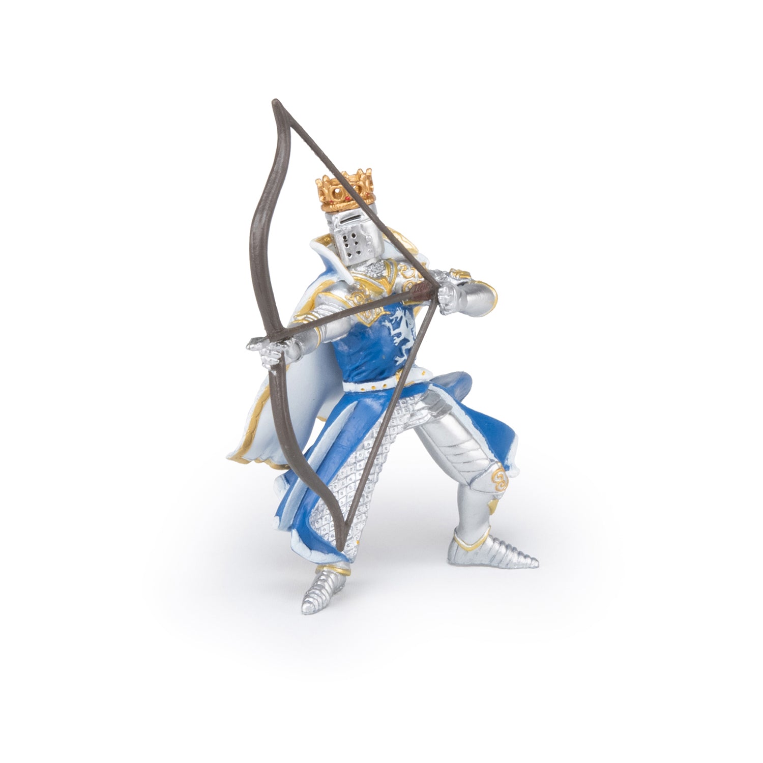 papo-medieval-roi-au-dragon-l-arc-figurine-cheval-galop image 3