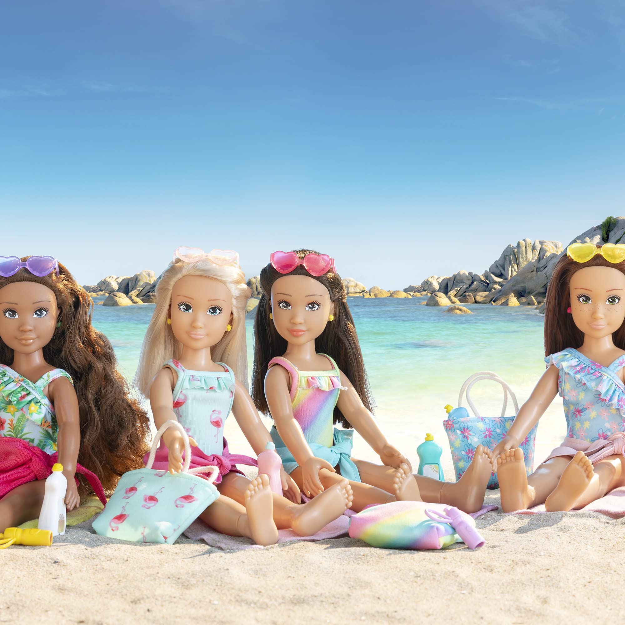 corolle-girls-coffret-luna-la-plage-poup-e-28cm-5-accessoires image 6
