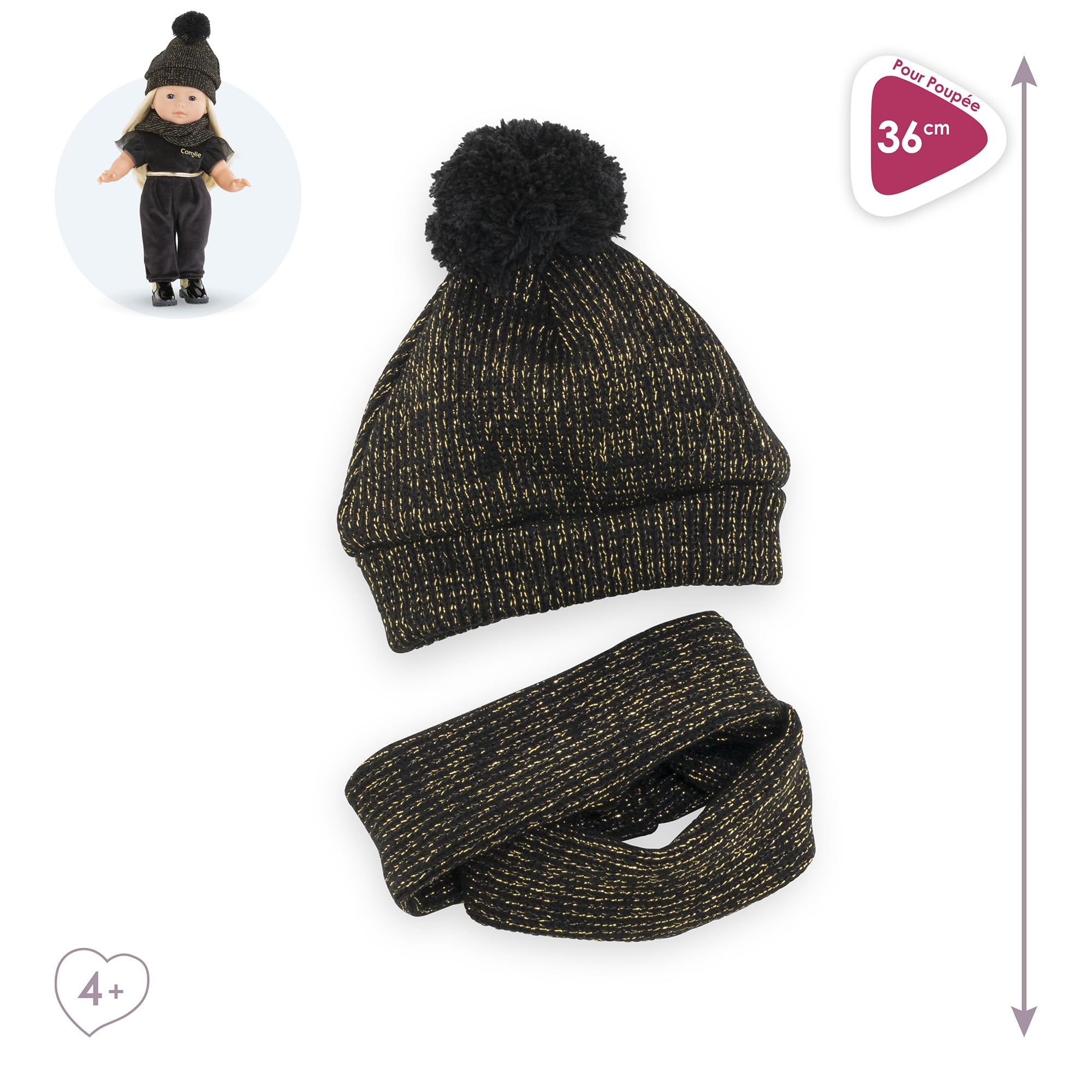 corolle-ma-corolle-bonnet-snood-couture-accessoires-poup-e-36-cm image 4
