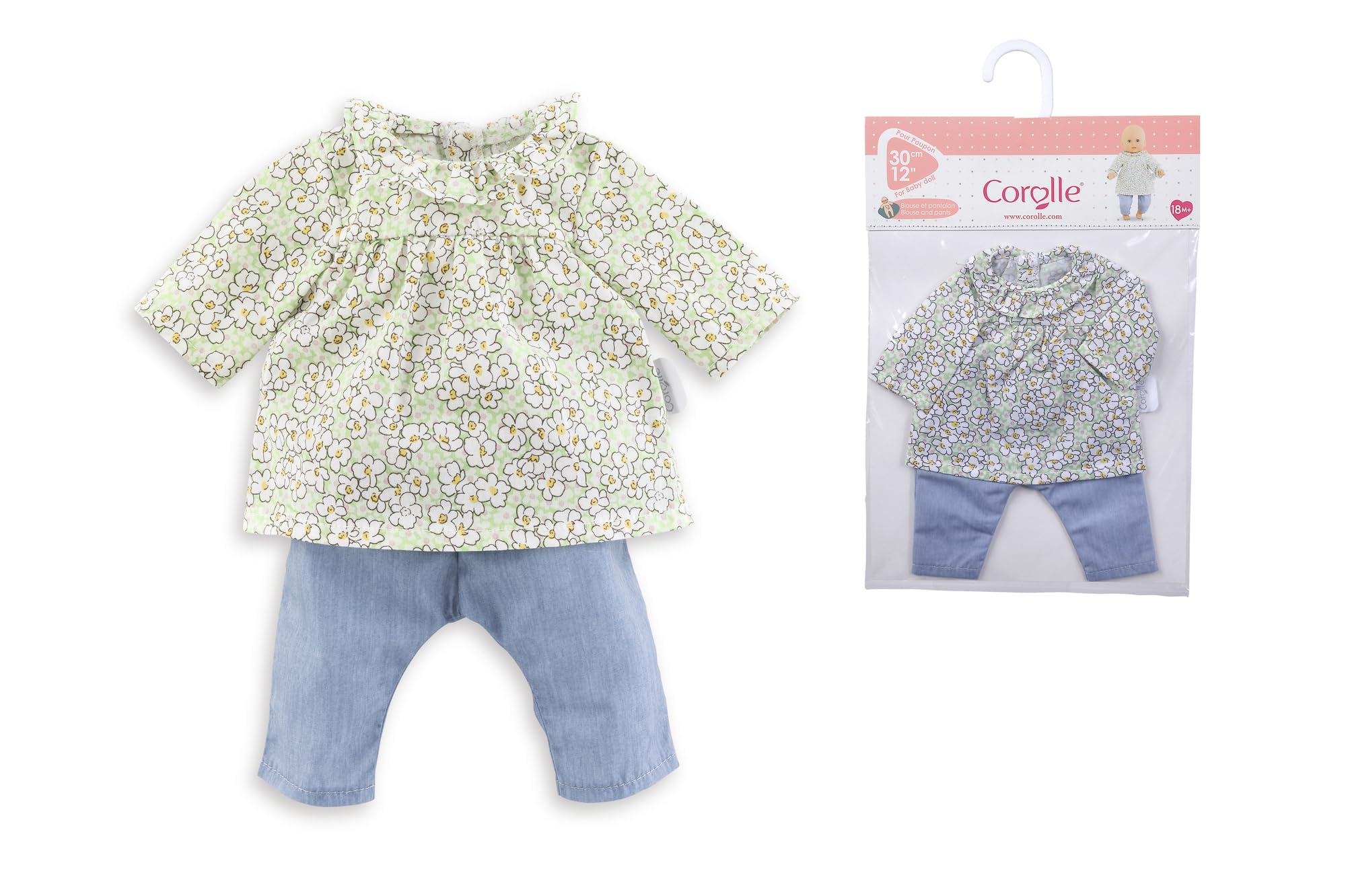 corolle-mon-premier-blouse-et-pantalon-v-tement-poupon-30cm image 3