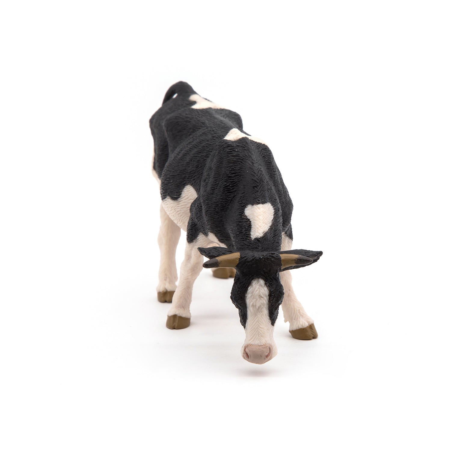 papo-farmyard-friends-vache-noire-et-blanche-figurine-broutant image 3