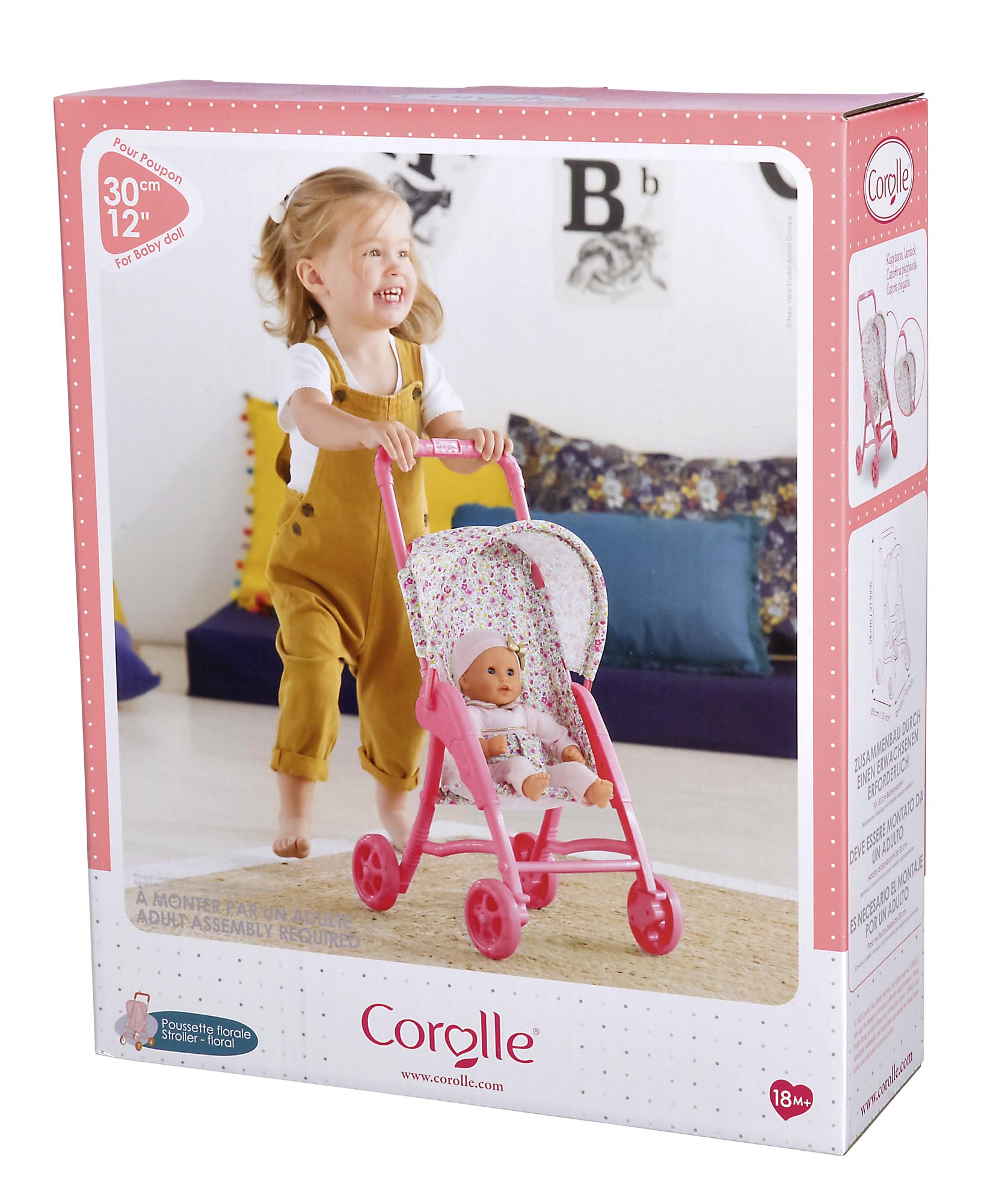 corolle-mon-premier-poupon-poussette-fleurie-poupon-30-cm image 7
