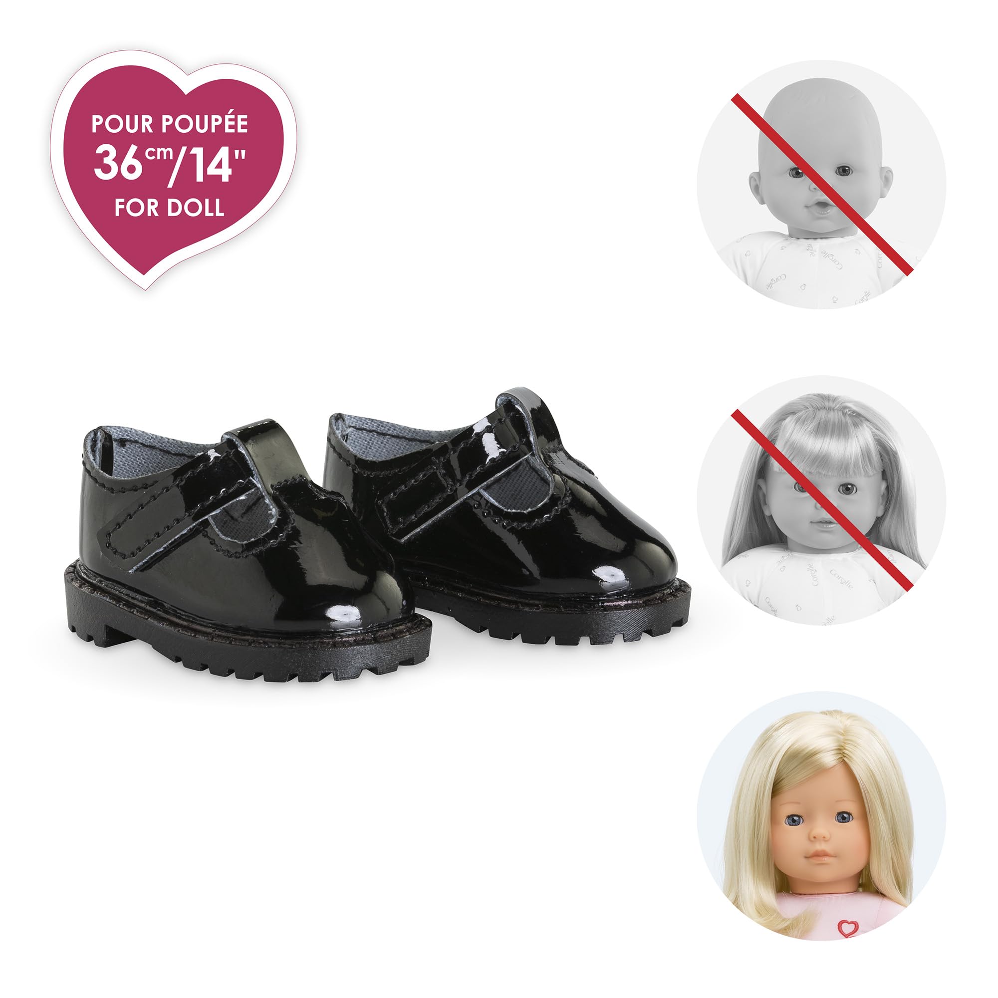 corolle-ma-corolle-babies-vernies-noires-chaussures-poup-e-36cm image 3