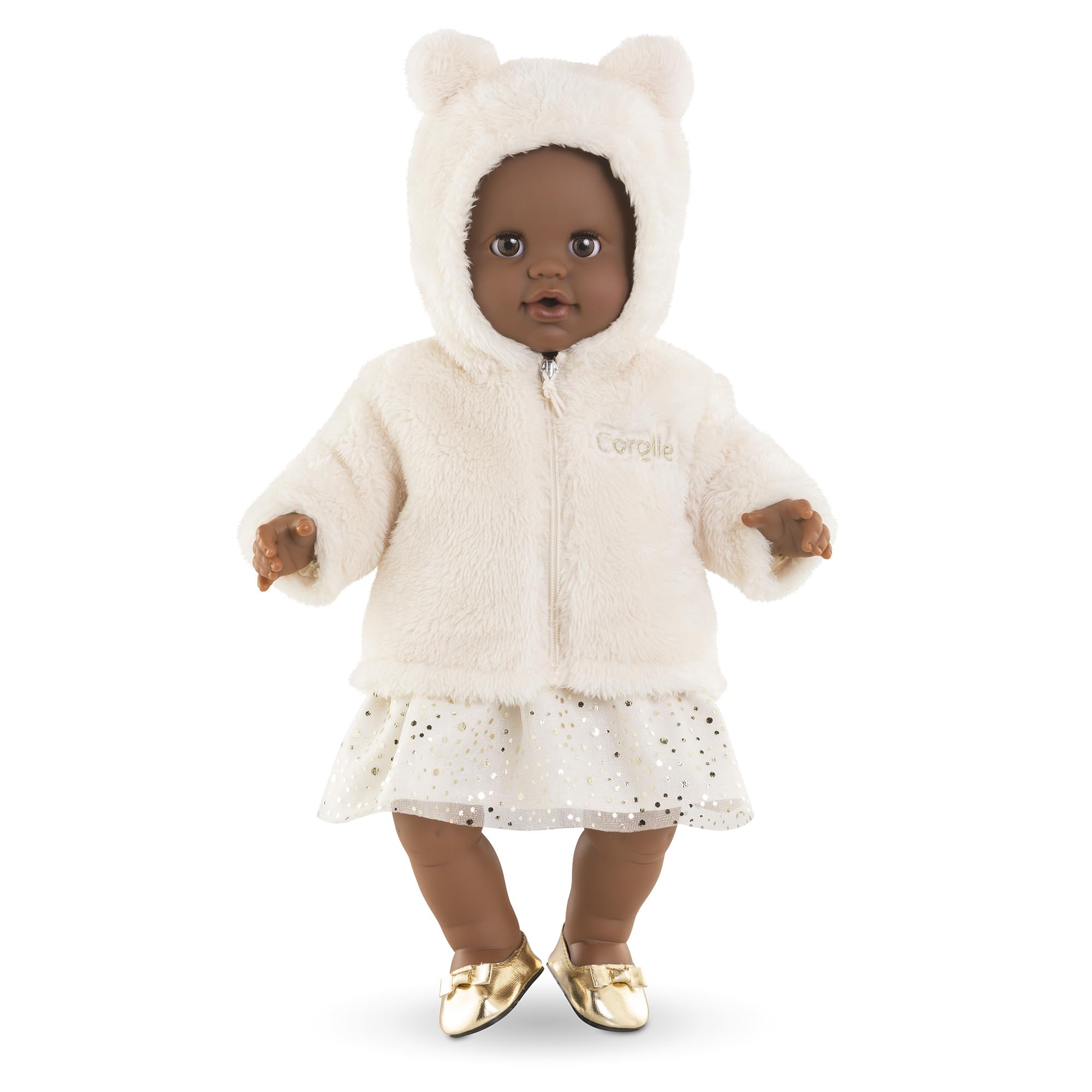 corolle-mon-grand-poupon-manteau-for-t-enchant-e-v-tement-36cm-beige image 2