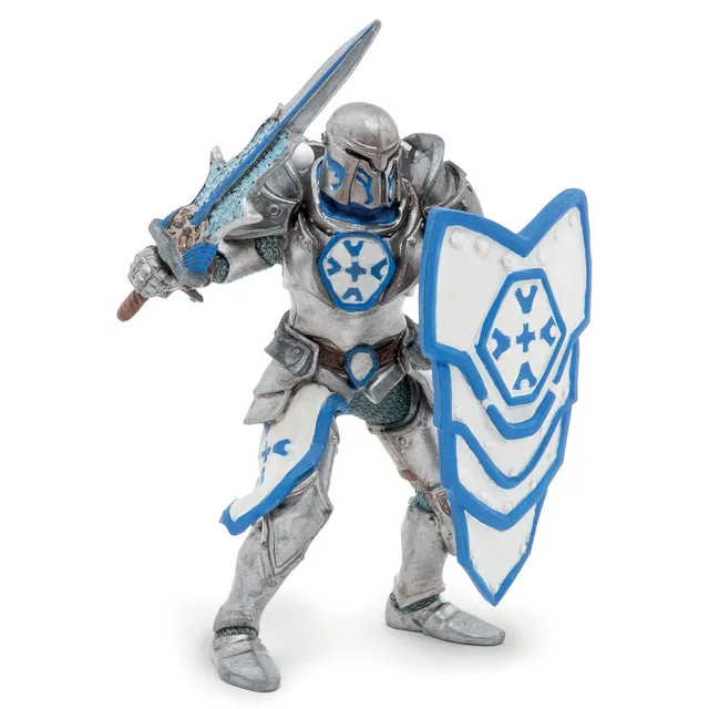 papo-fantasy-chevalier-d-argent-figurine-avec-p-e-et-bouclier image 1