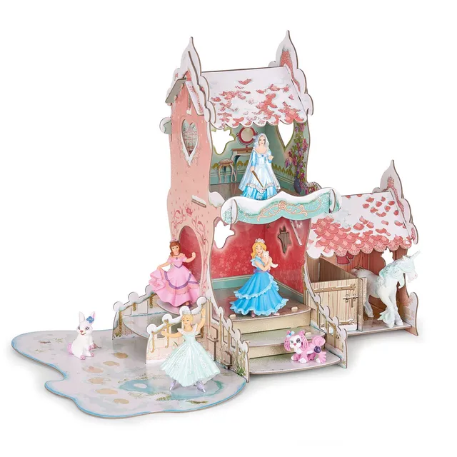 papo-monde-enchant-coffret-ch-teau-neige-2-figurines-hiver image 1