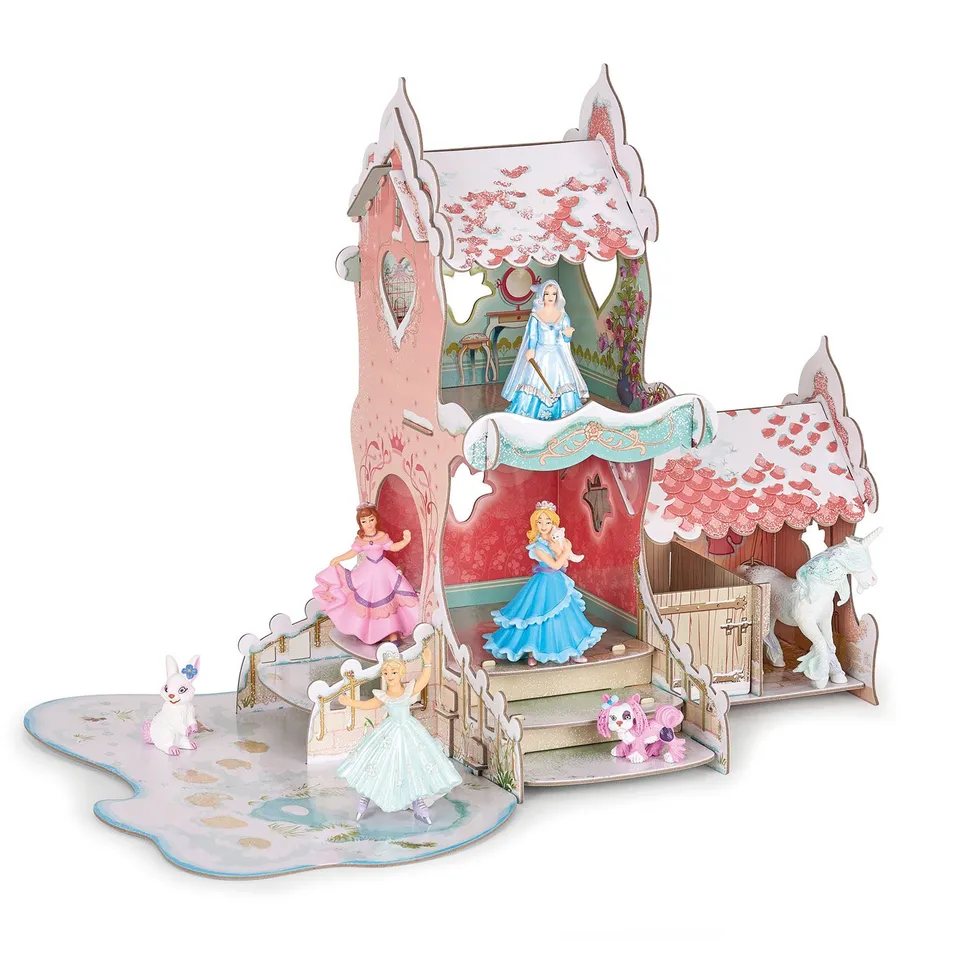 papo-monde-enchant-coffret-ch-teau-neige-2-figurines-hiver image 1