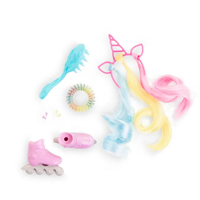 corolle-girls-ensemble-coiffure-arc-en-ciel-accessoires-poup-e-28cm image 1