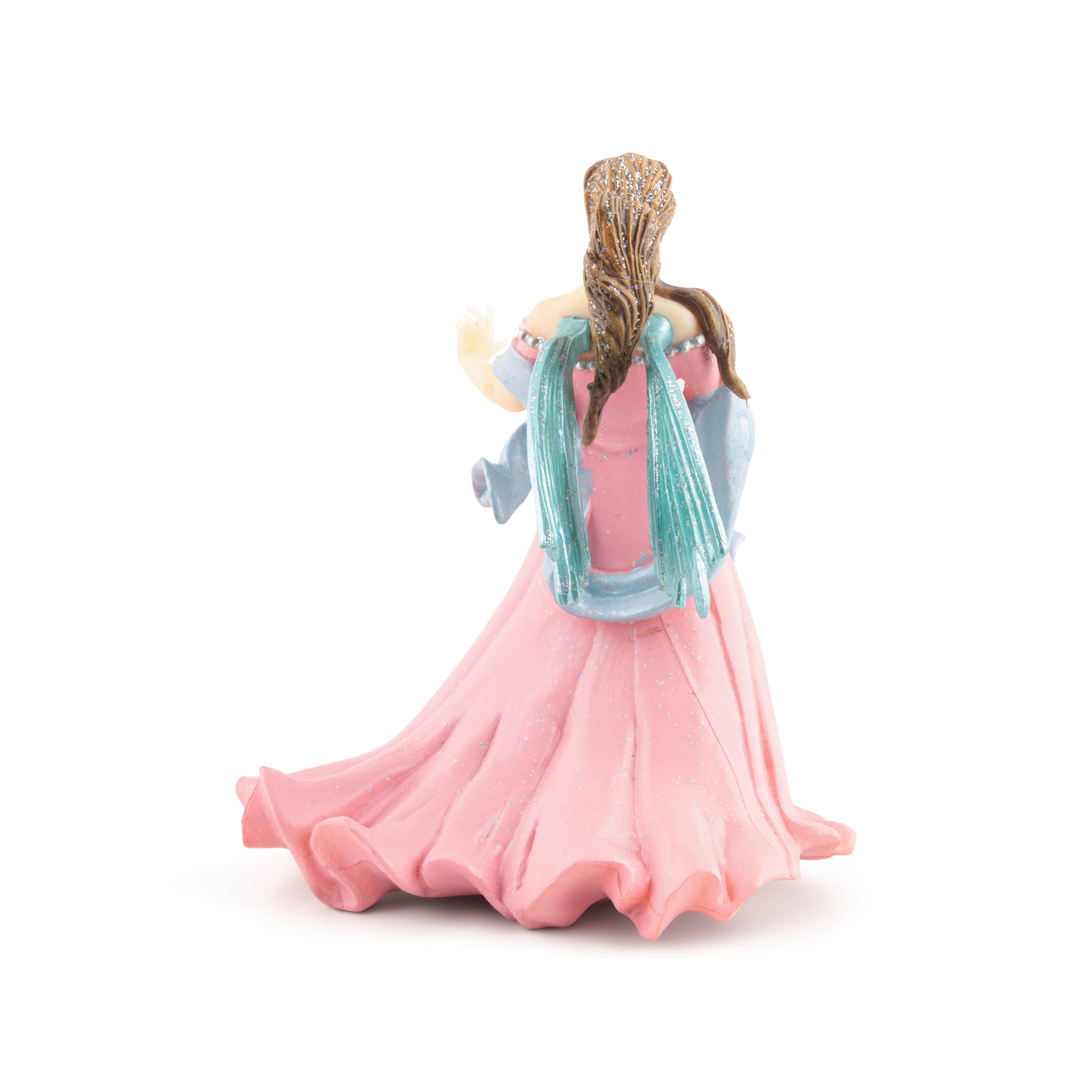 papo-the-enchanted-world-elfe-rose-au-lys-figurine-robe-rose image 6