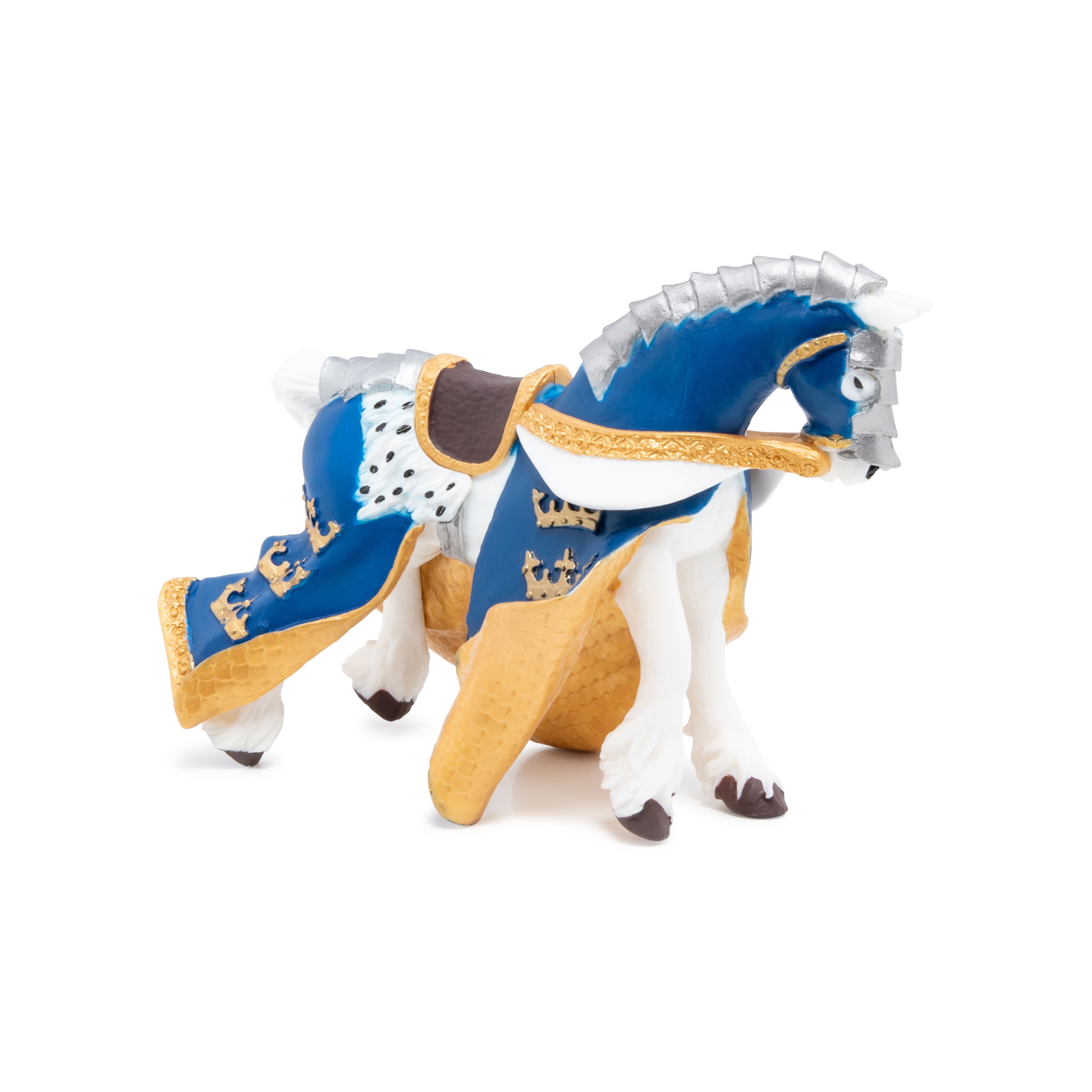 papo-medieval-cheval-du-roi-arthur-bleu-figurine-cheval-m-di-val image 3