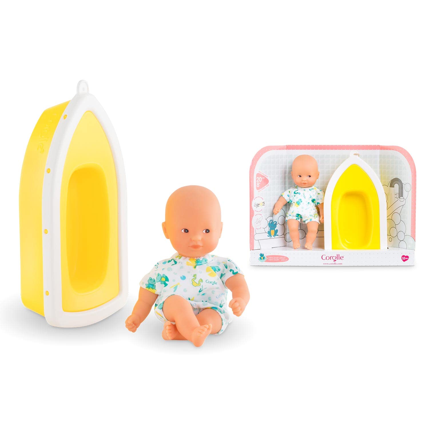corolle-mon-premier-poupon-mini-bain-plouf-grenouille-20-cm image 4