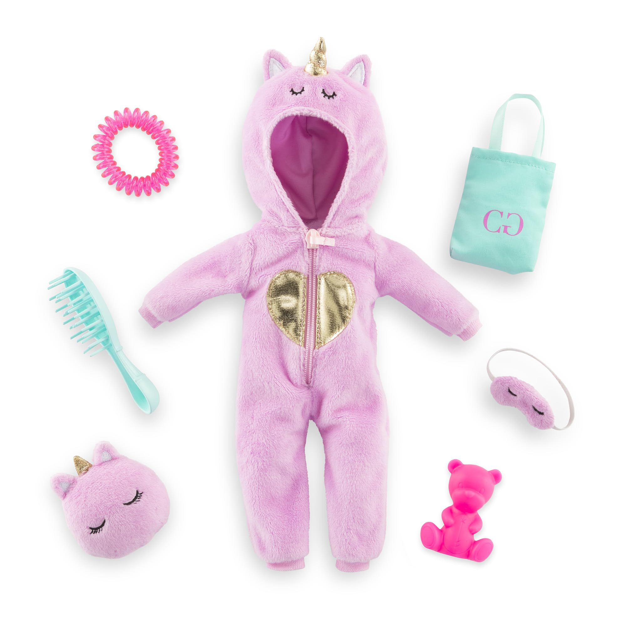 corolle-girls-dressing-combinaison-licorne-28-cm-7-accessoires image 1
