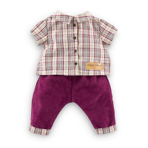 corolle-mon-grand-poupon-chemise-carreaux-pantalon-poupon-36cm image 4