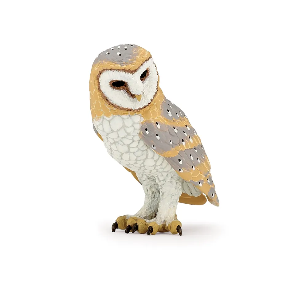papo-wildlife-figurine-chouette-effraie-oiseau-nocturne image 1