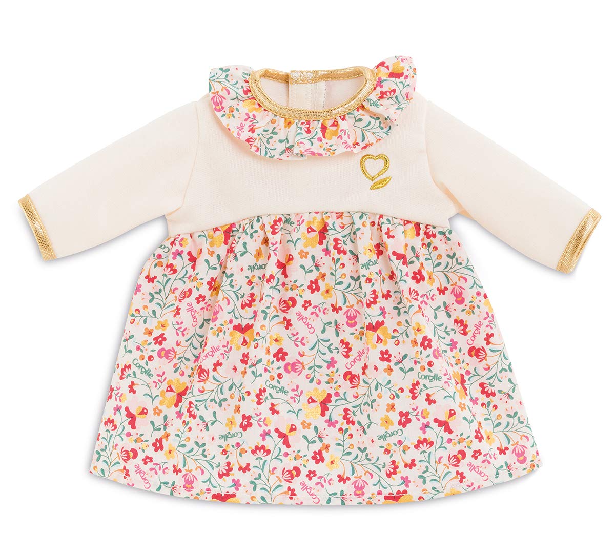 corolle-mon-grand-poupon-robe-hiver-en-fleurs-poupon-42-cm image 1