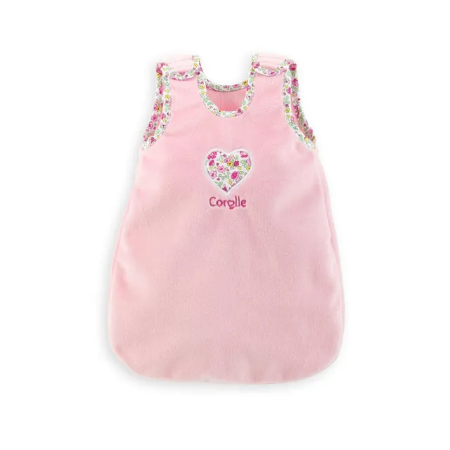 corolle-mon-premier-poupon-turbulette-rose-fleuri-poupon-30-cm image 1