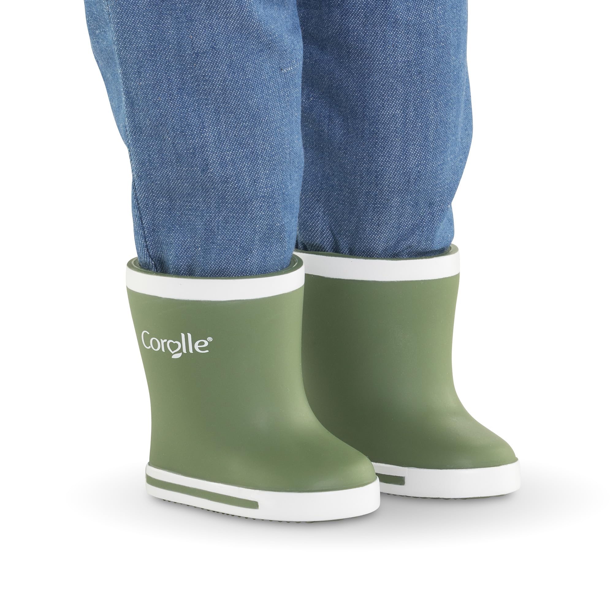 corolle-ma-corolle-bottes-pluie-kaki-chaussures-poup-e-36-cm image 2