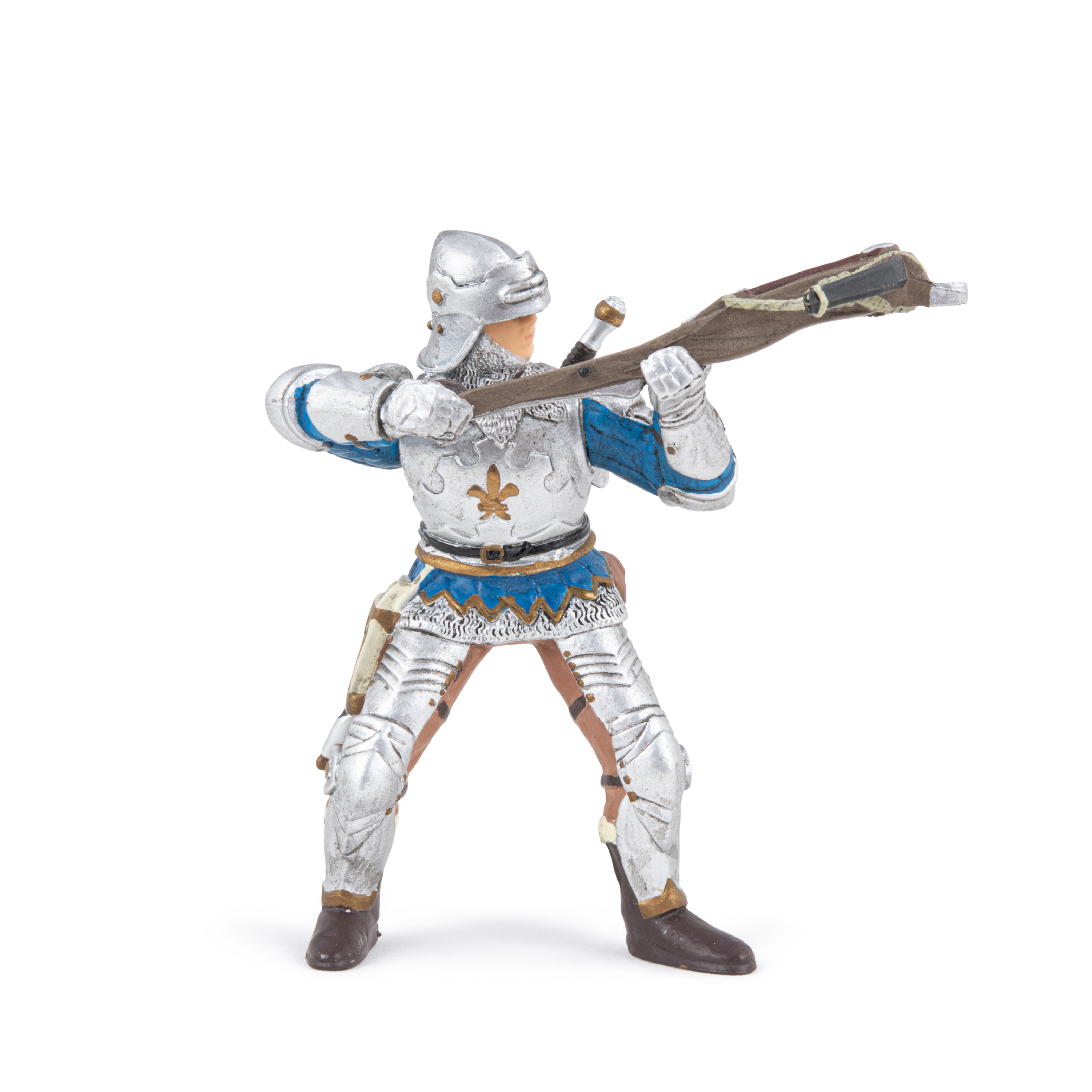 papo-medieval-arbal-trier-bleu-figurine-armure image 2