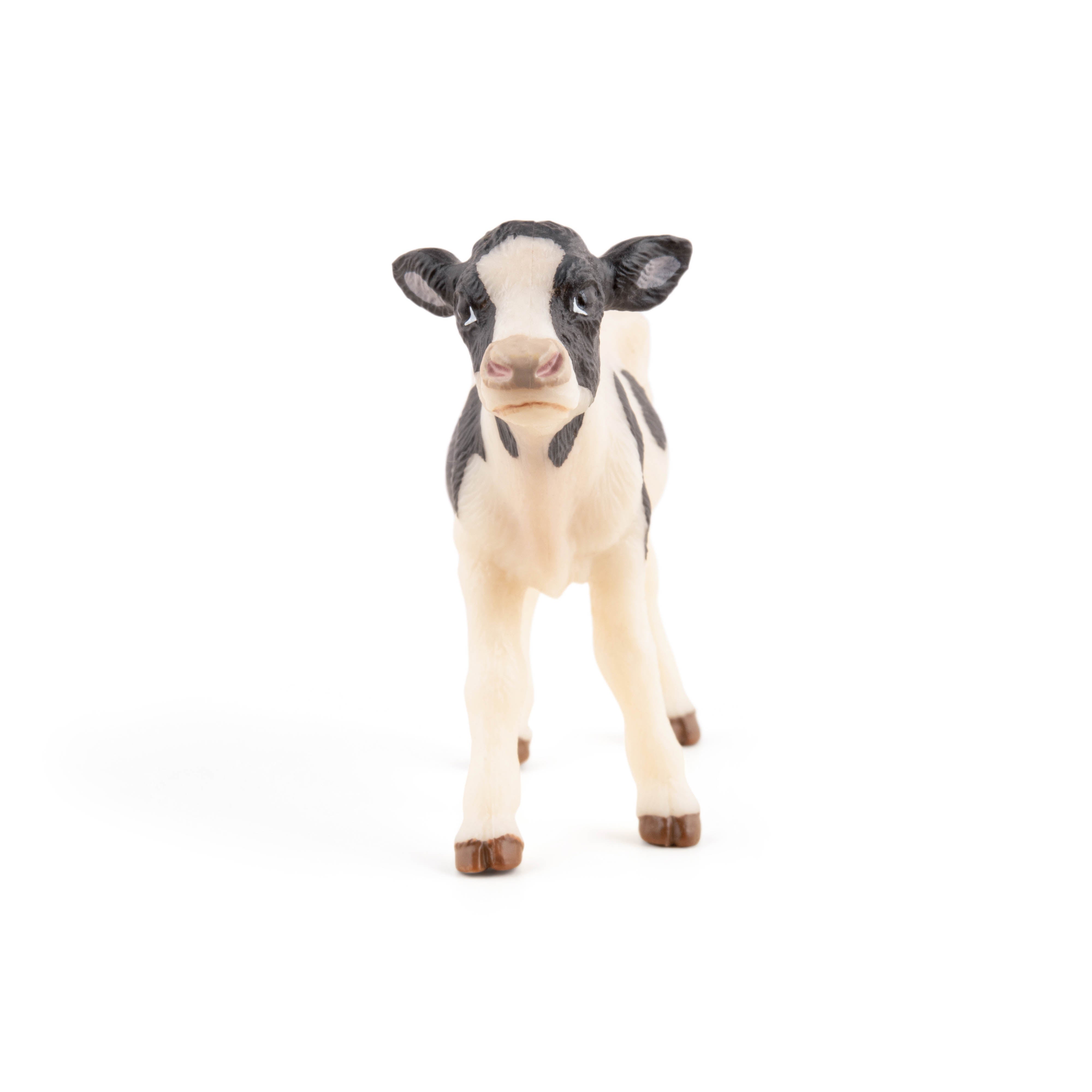 papo-farm-figurine-veau-noir-et-blanc-ferme image 5
