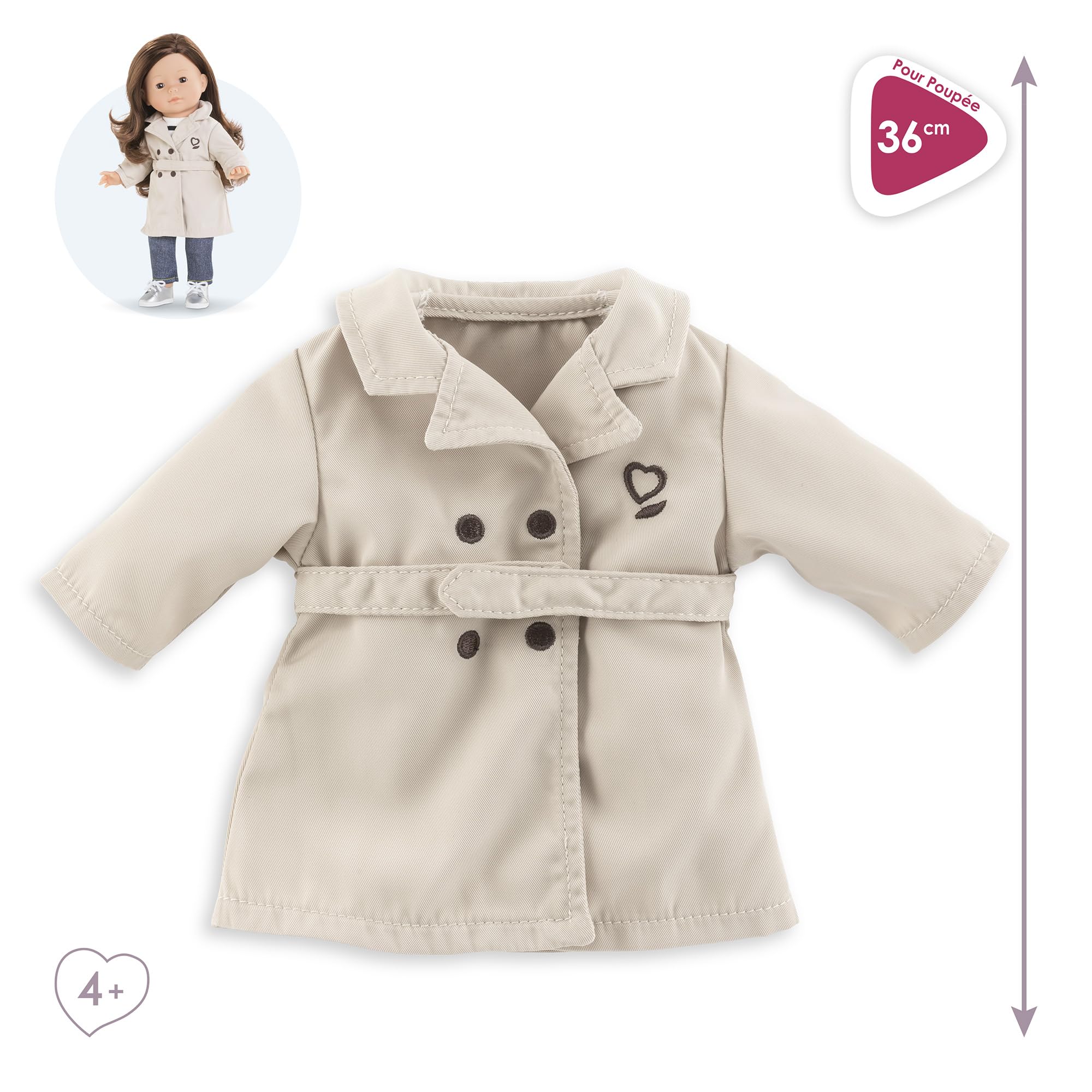 corolle-ma-corolle-trench-beige-v-tement-poup-e-36-cm image 7