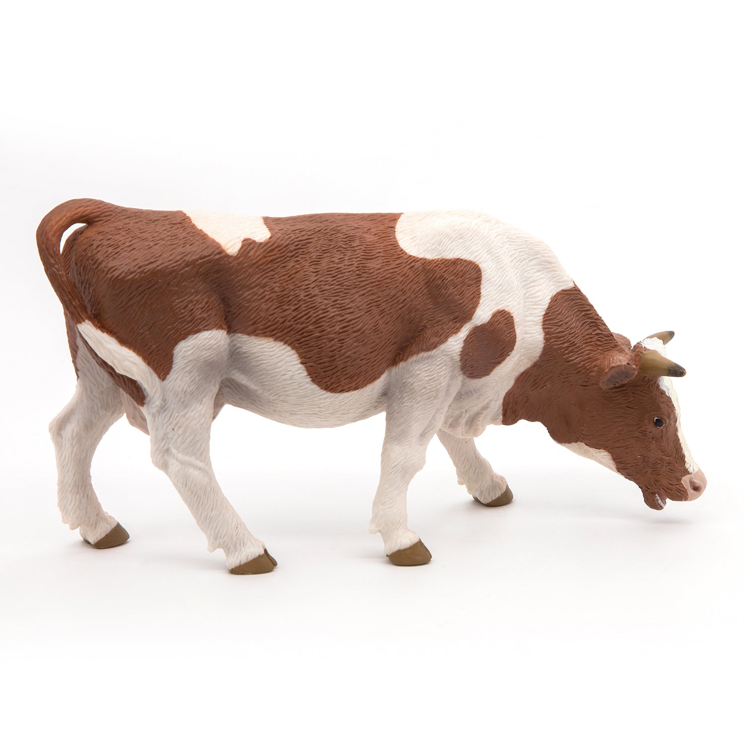 papo-farmyard-friends-vache-figurine-simmental-broutant image 3