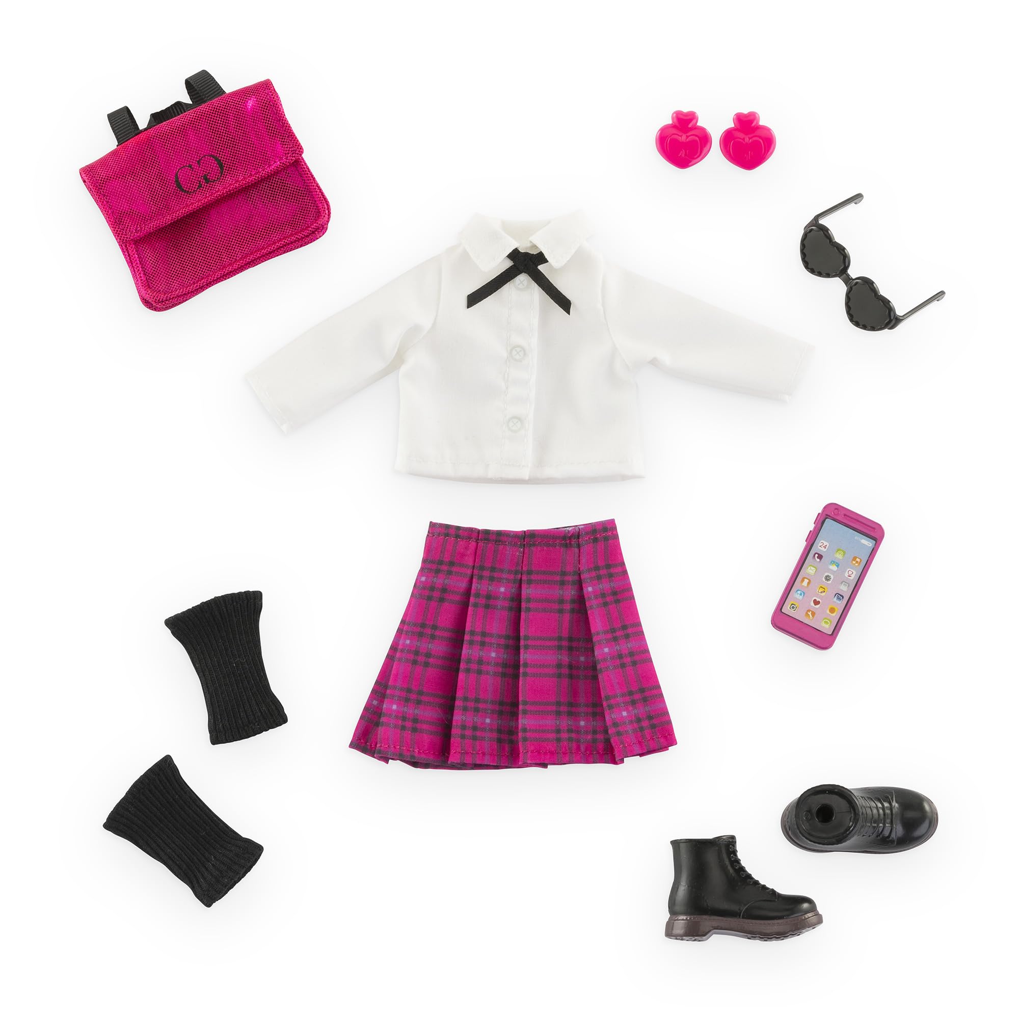 corolle-girls-dressing-coll-ge-anglais-accessoires-poup-e-28cm image 1