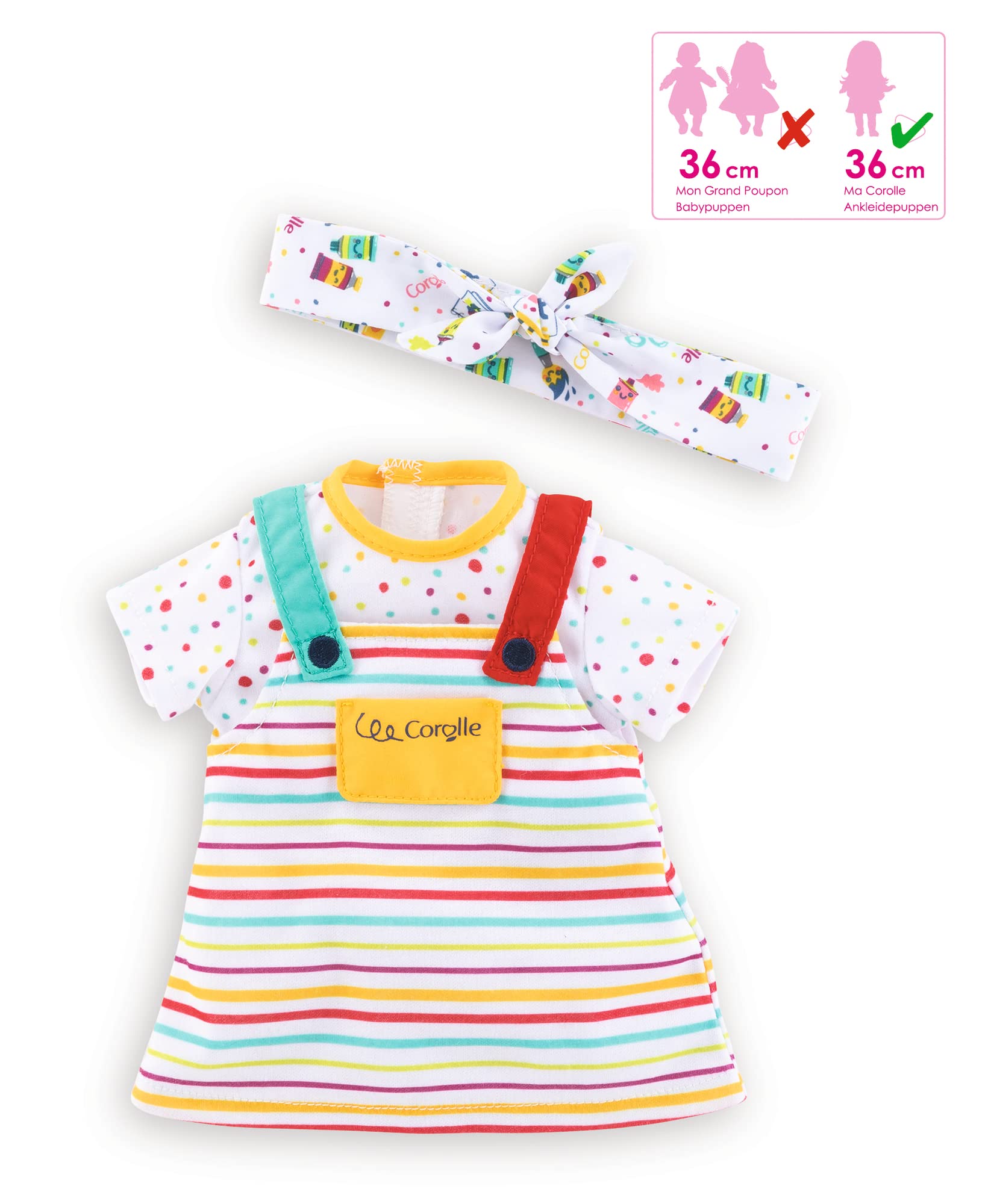 corolle-ma-corolle-robe-petit-artiste-robe-poup-e-36-cm-bandeau image 4