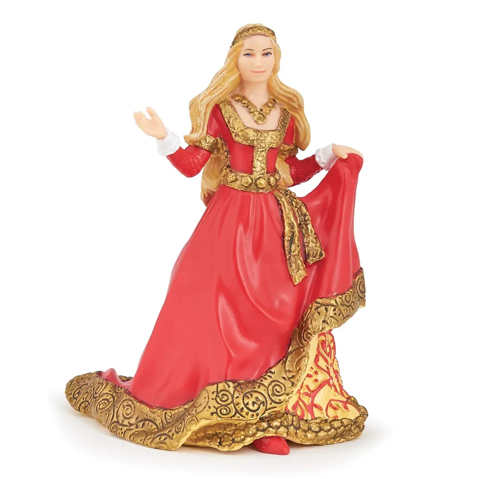 papo-historicals-gente-dame-figurine-robe-rouge image 1