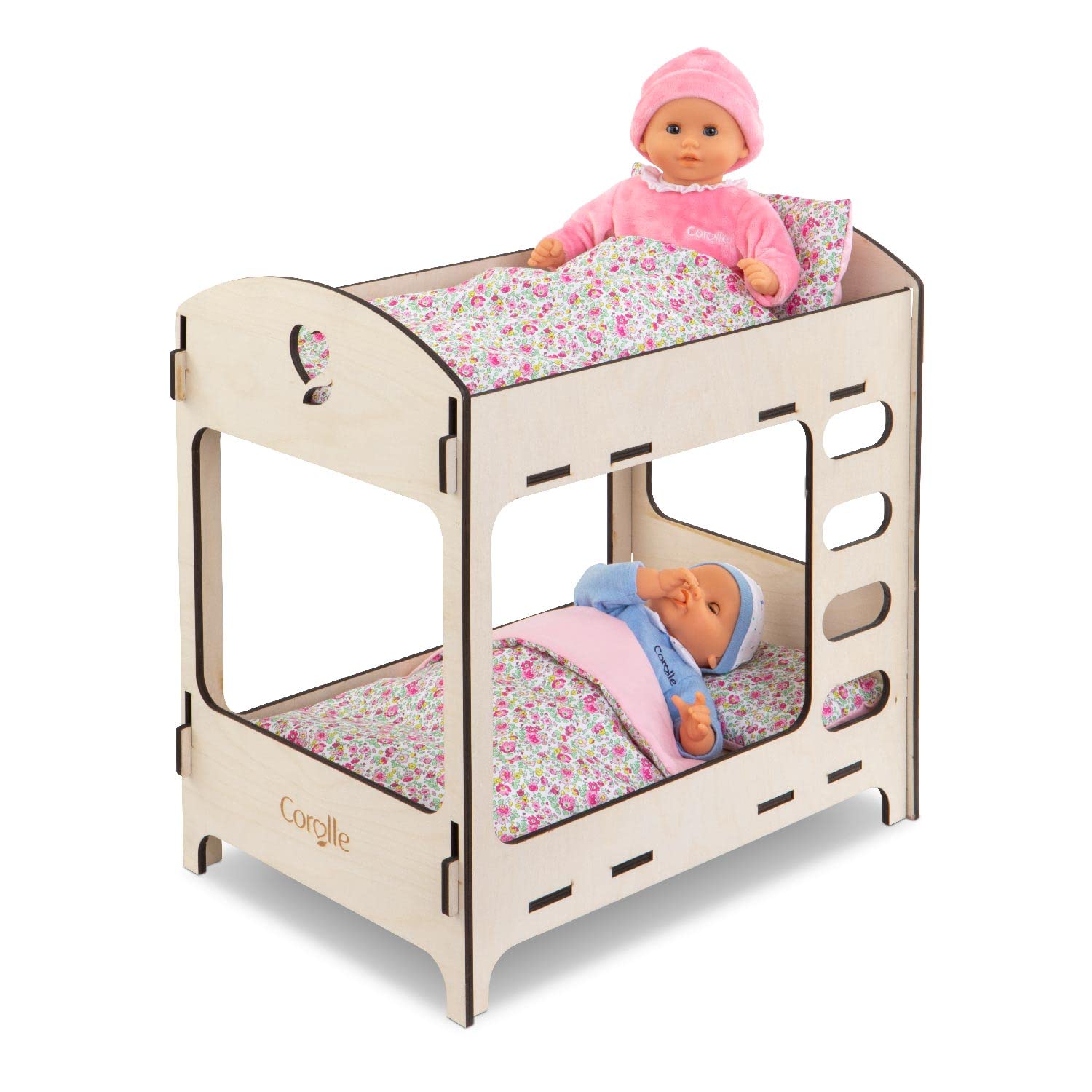 corolle-mon-grand-poupon-lits-superpos-s-bois-30-36-cm-couvertures image 2