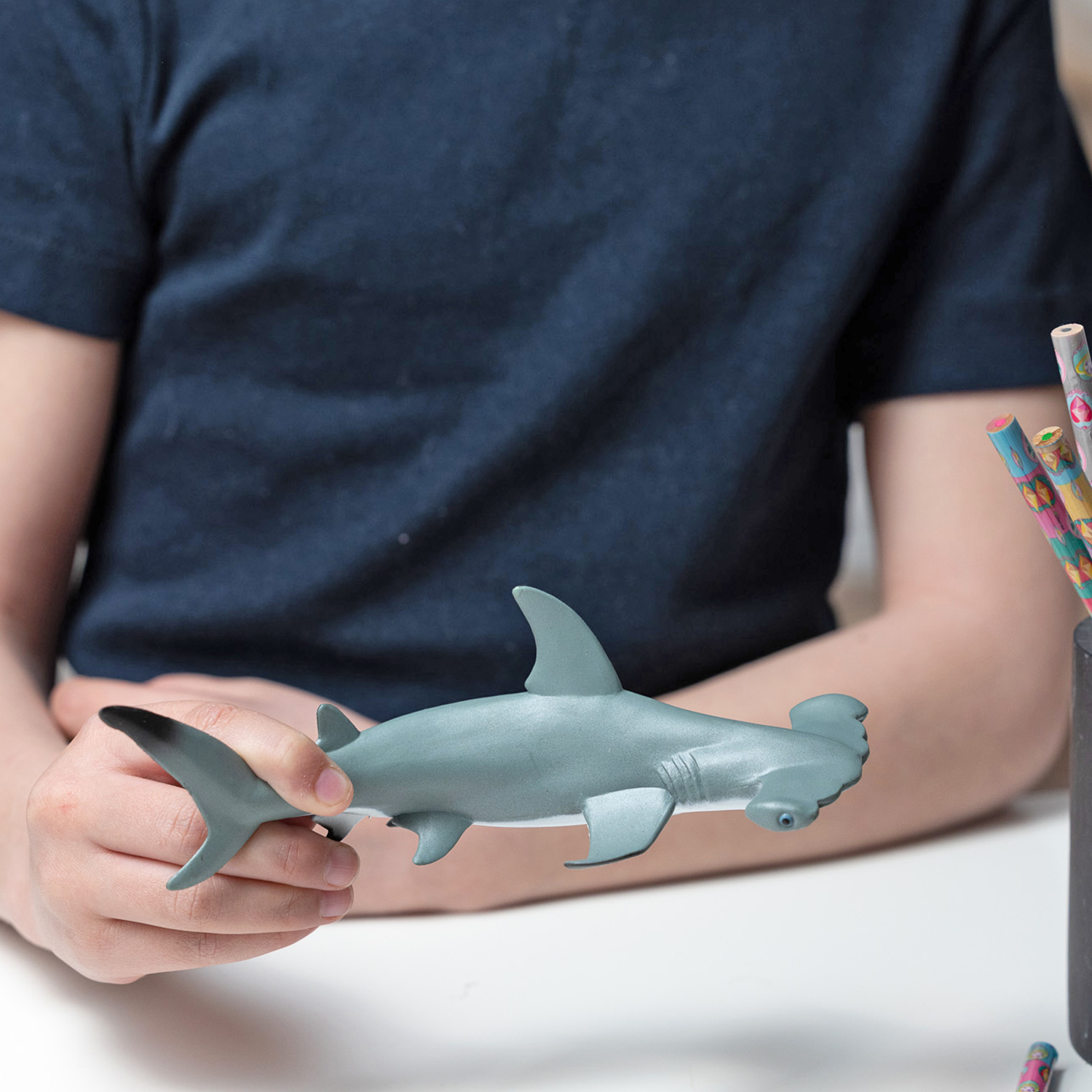 papo-marine-world-figurine-requin-marteau-animal-marin image 2