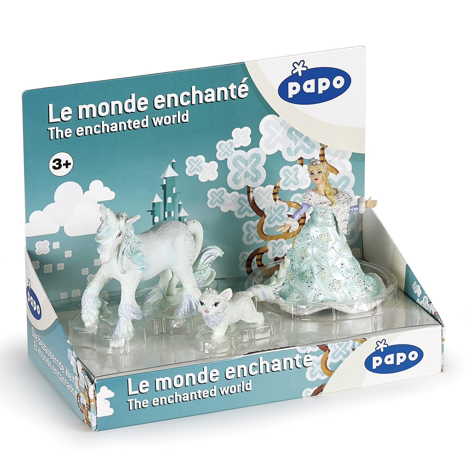 papo-enchant-coffret-reine-des-glaces-licorne image 1
