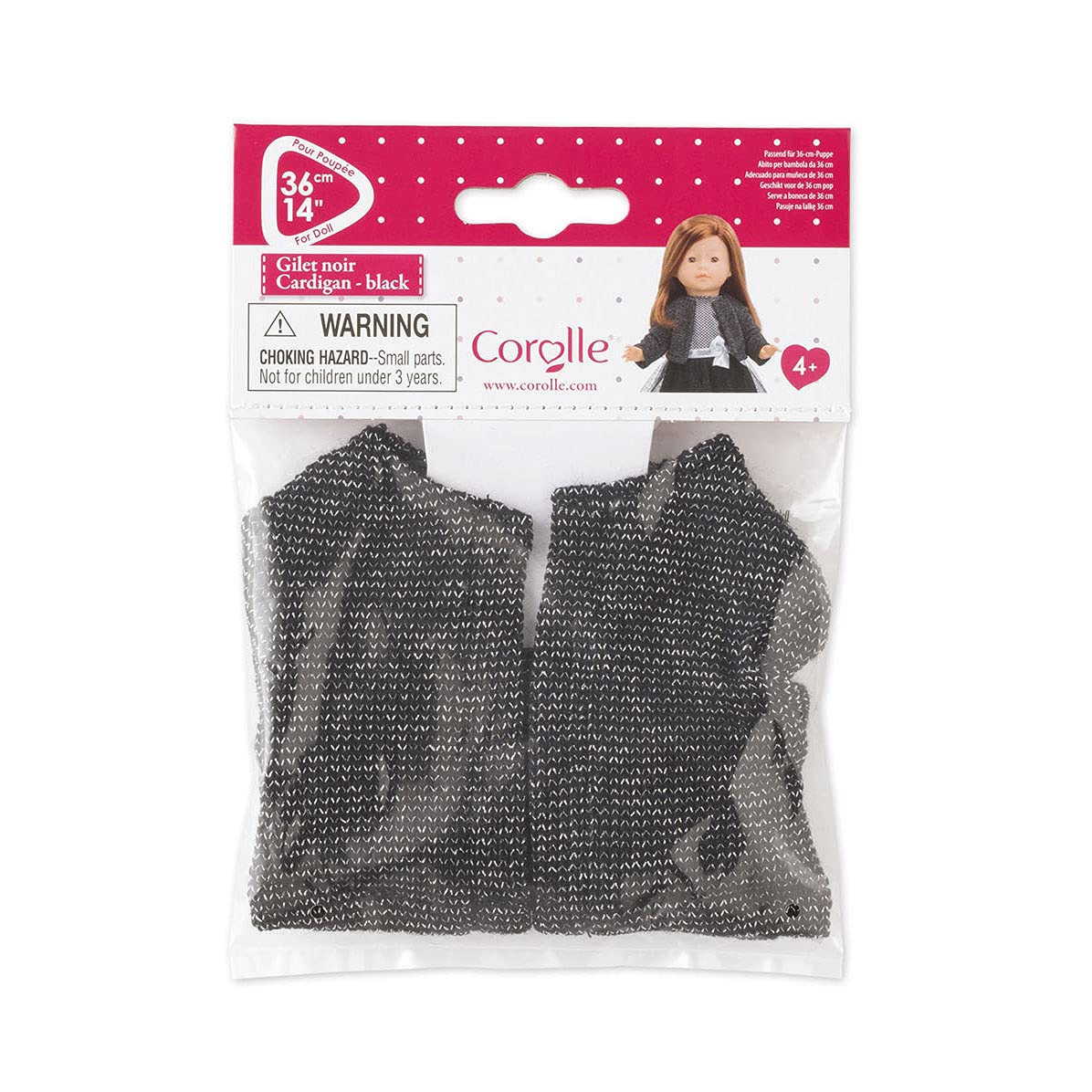 corolle-ma-corolle-gilet-noir-v-tement-poup-e-36-cm image 2