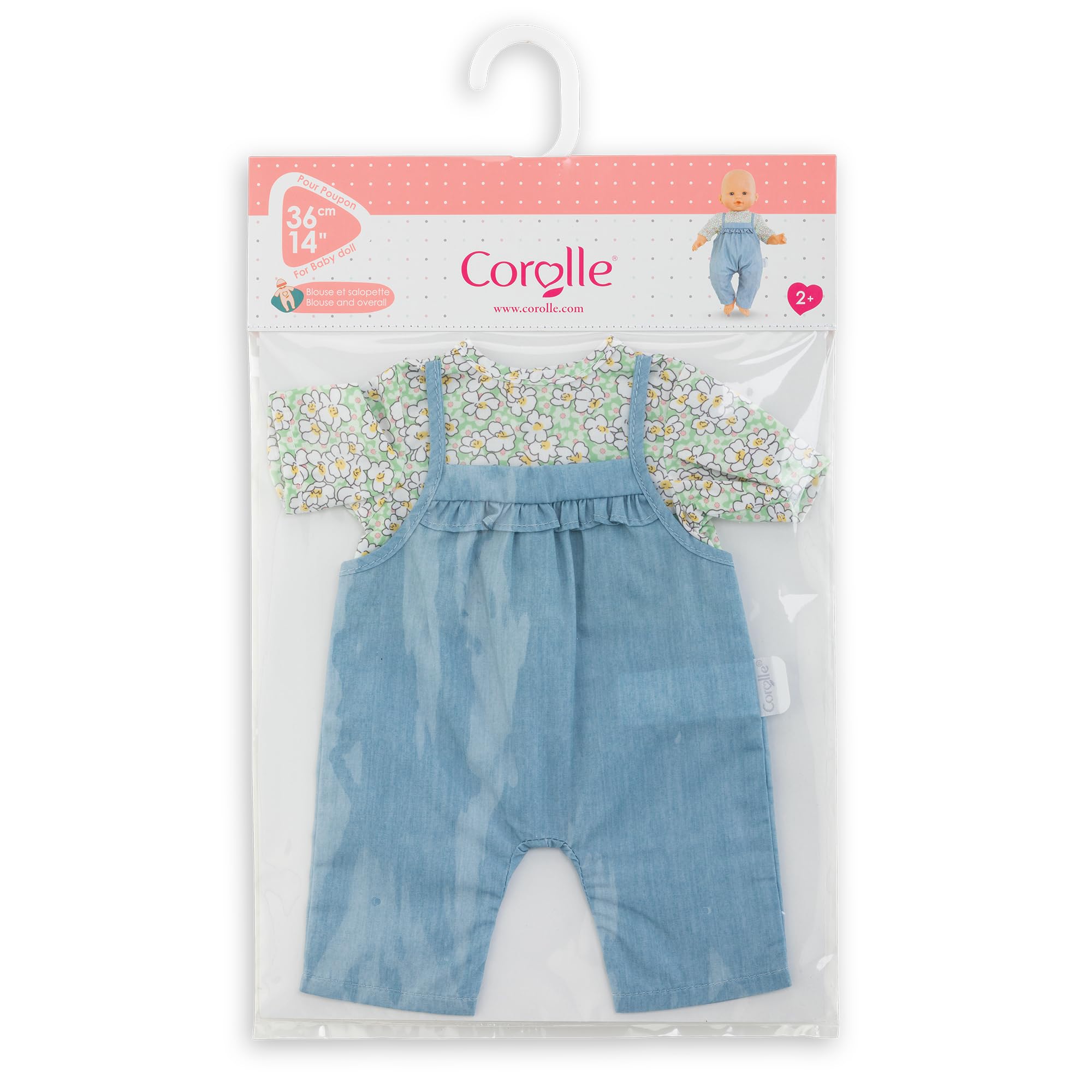 corolle-mon-grand-poupon-blouse-et-salopette-36-cm-tenue image 6