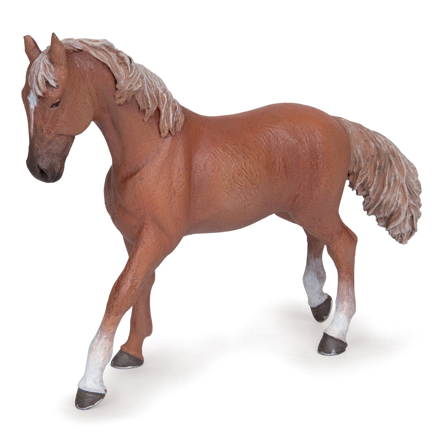 papo-chevaux-jument-figurine-pur-sang-alezan image 1