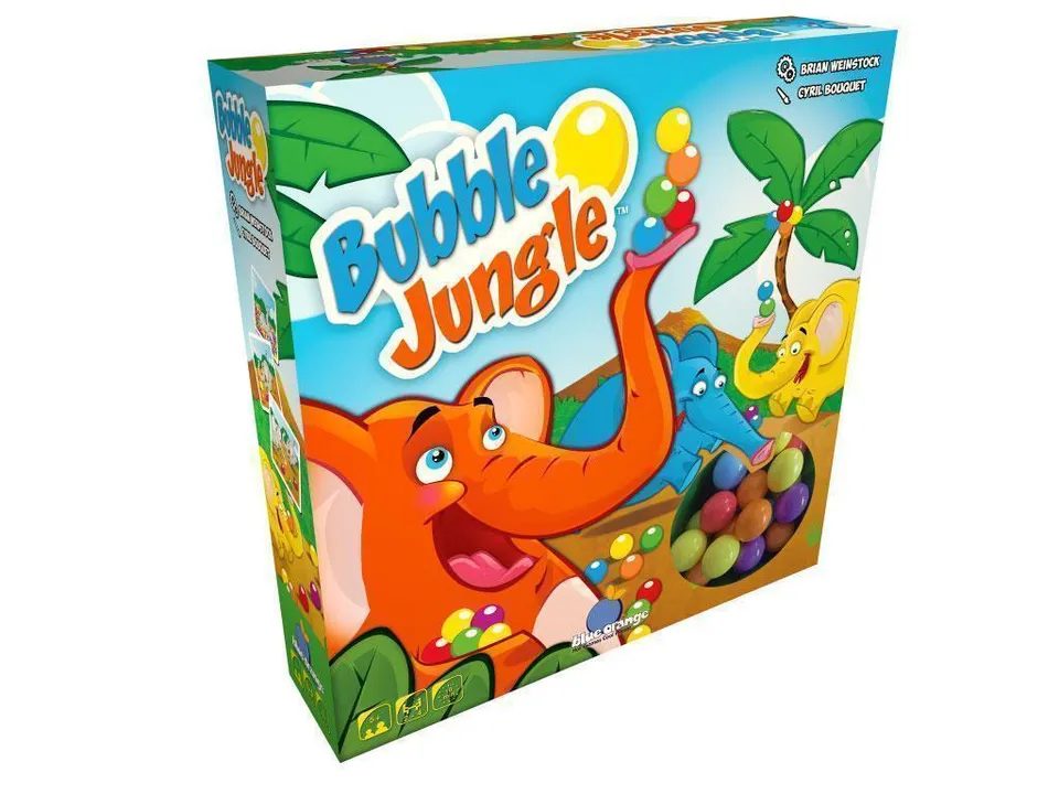 blue-orange-bubble-jungle-jeu-enfants-balles image 1