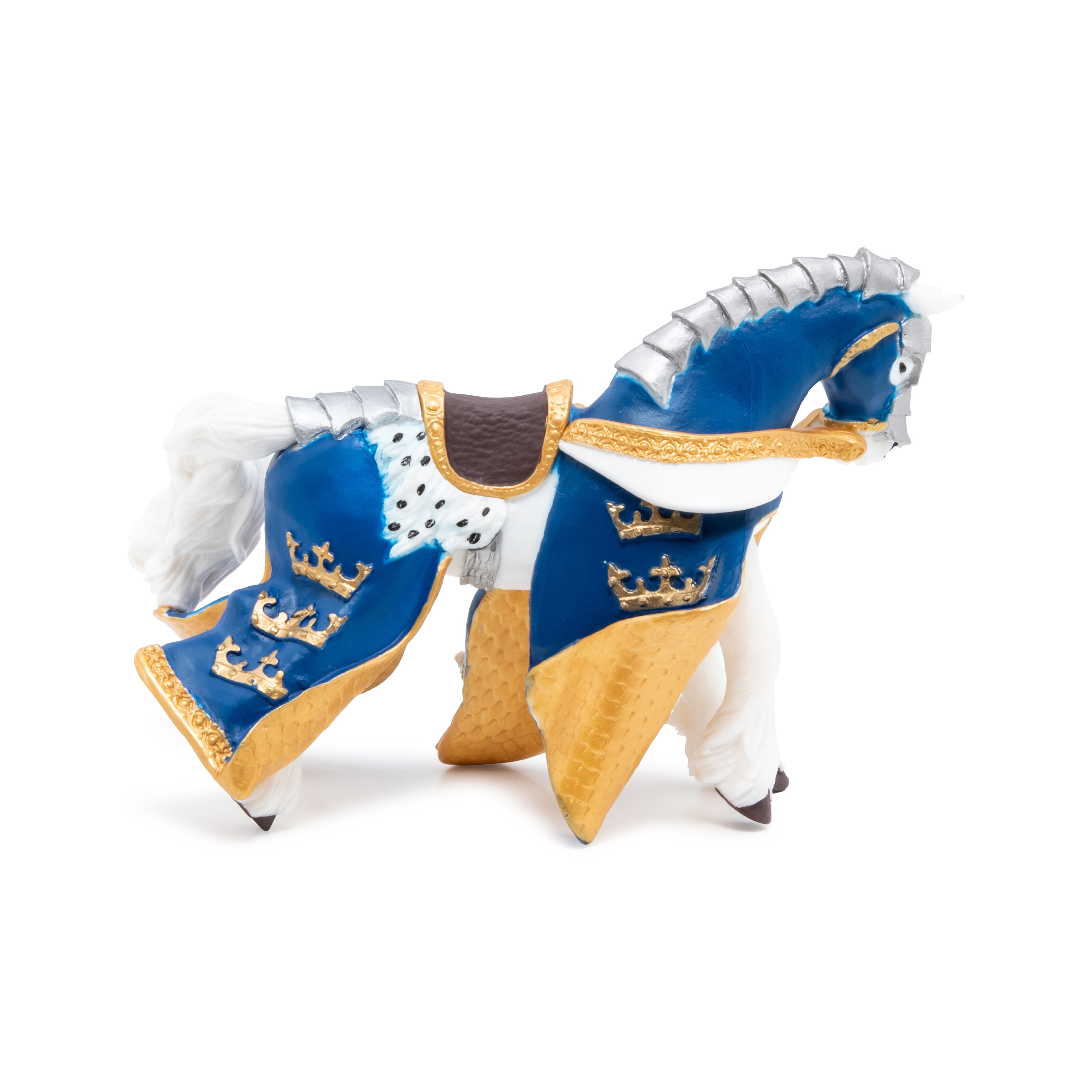 papo-medieval-cheval-du-roi-arthur-bleu-figurine-cheval-m-di-val image 4