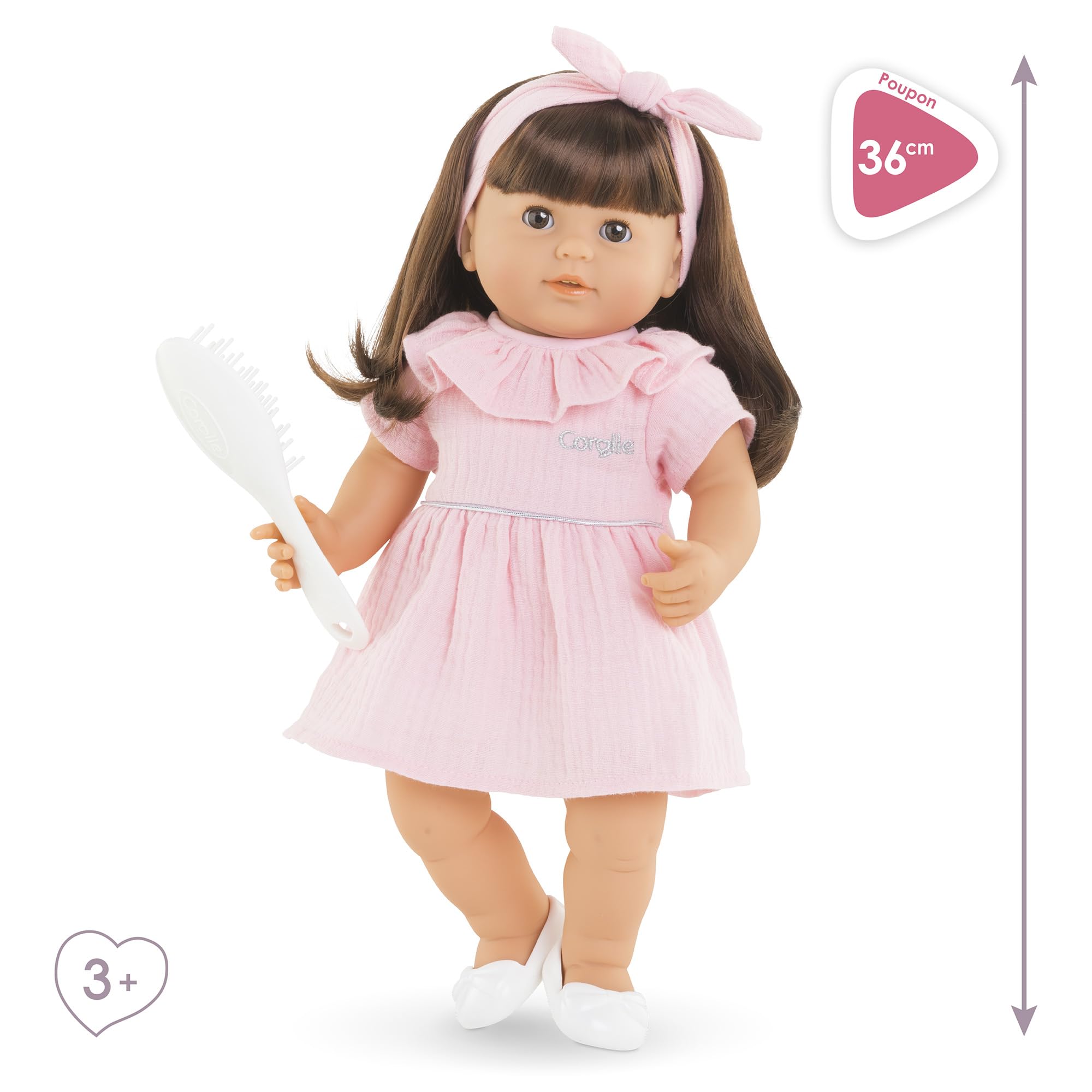 corolle-mon-grand-poupon-julie-36-cm-poupon-vanille-brosse image 3