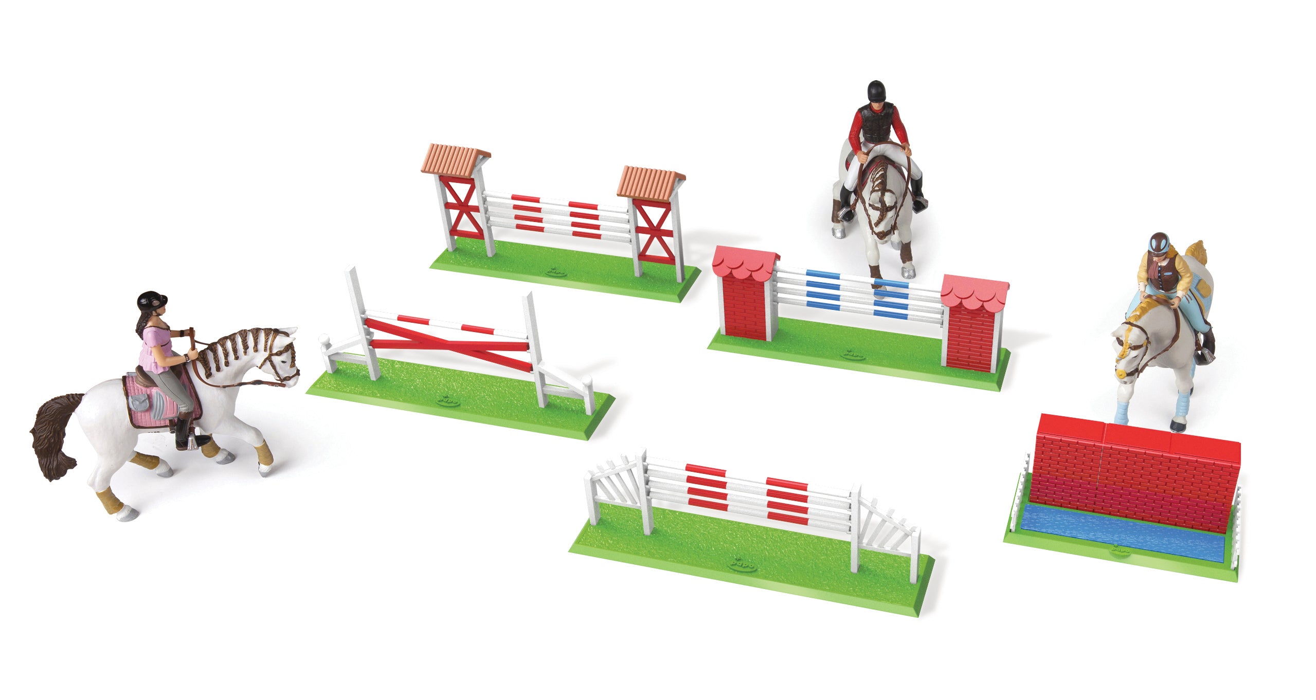 papo-chevaux-set-de-concours-jumping-5-obstacles image 1