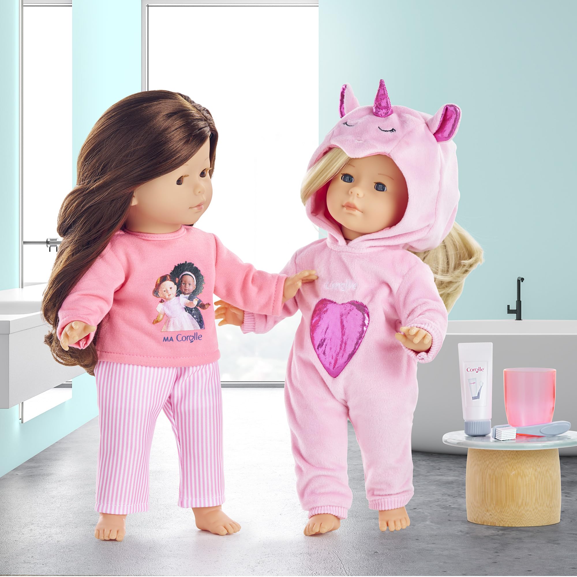 corolle-ma-corolle-pyjama-rose-2-pi-ces-poup-e-36-cm image 6